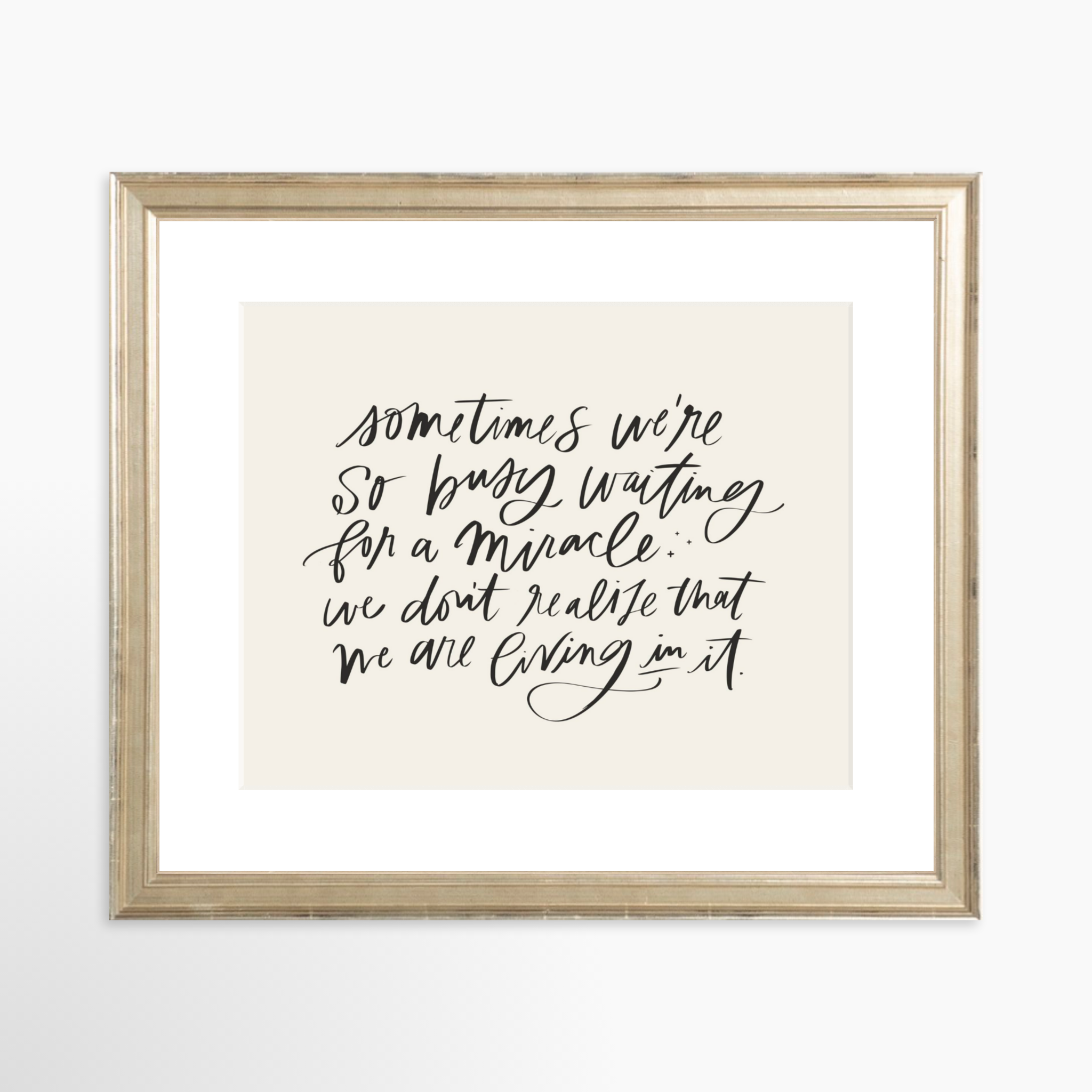 10x8 / Certificate Silver Frame + White Mat