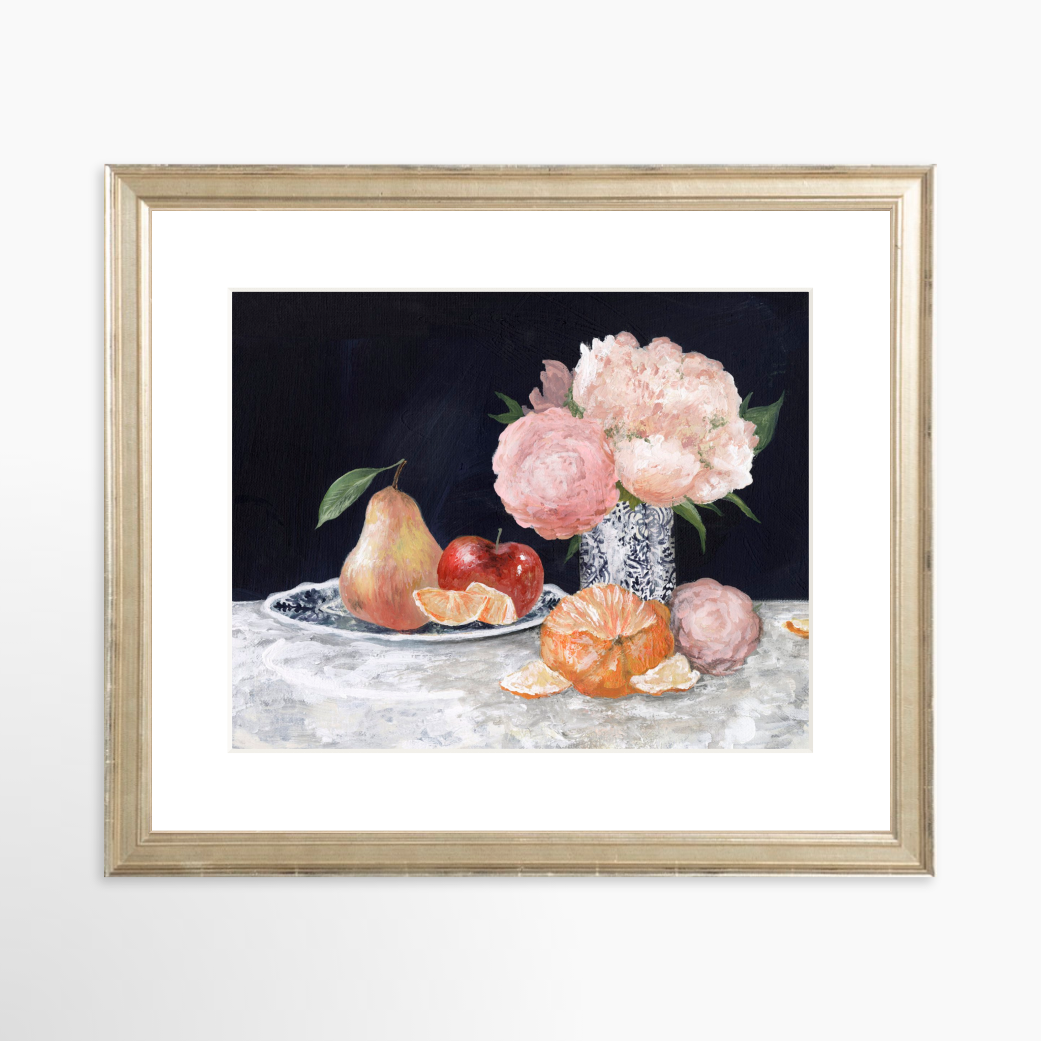 10x8 / Certificate Silver Frame + White Mat