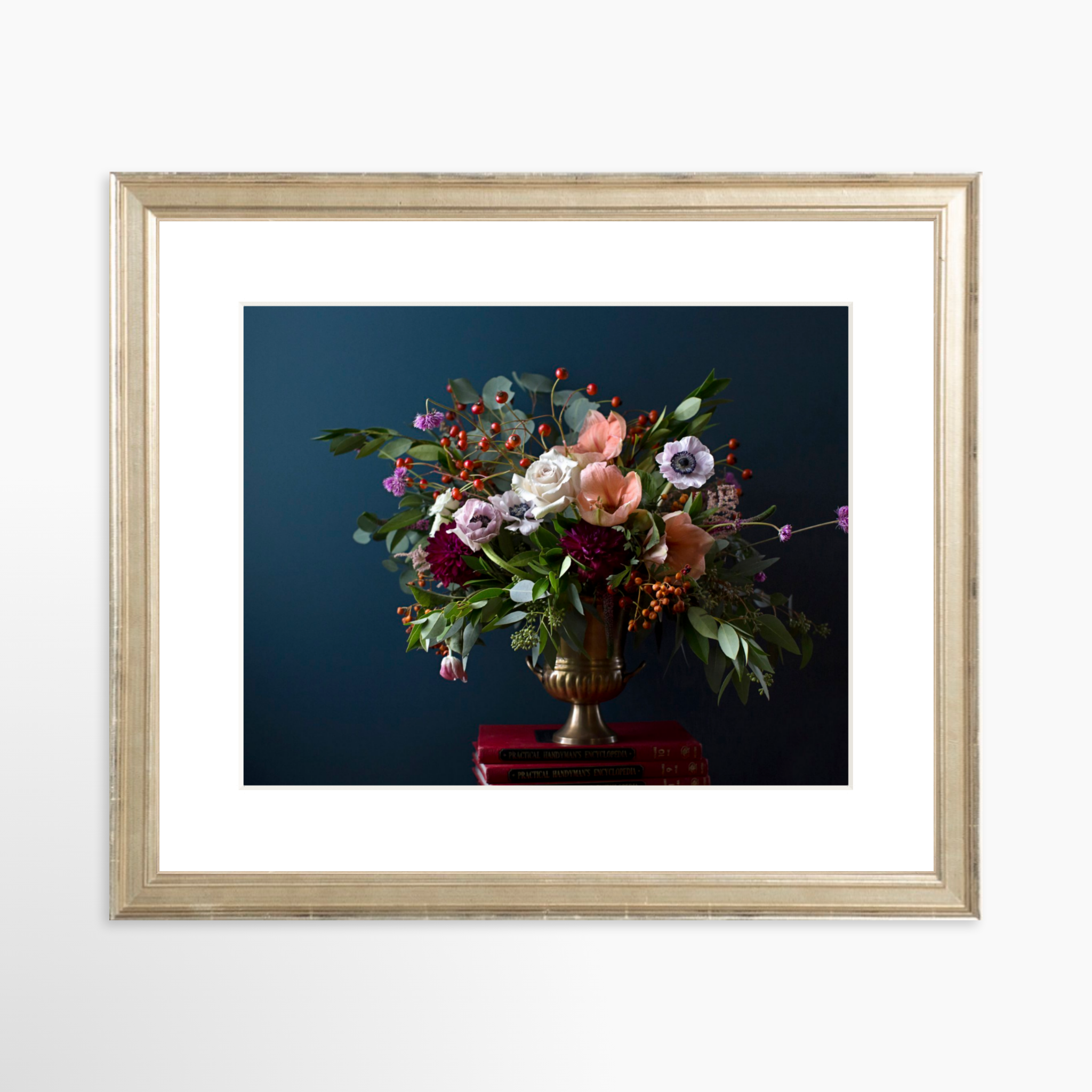 10x8 / Certificate Silver Frame + White Mat