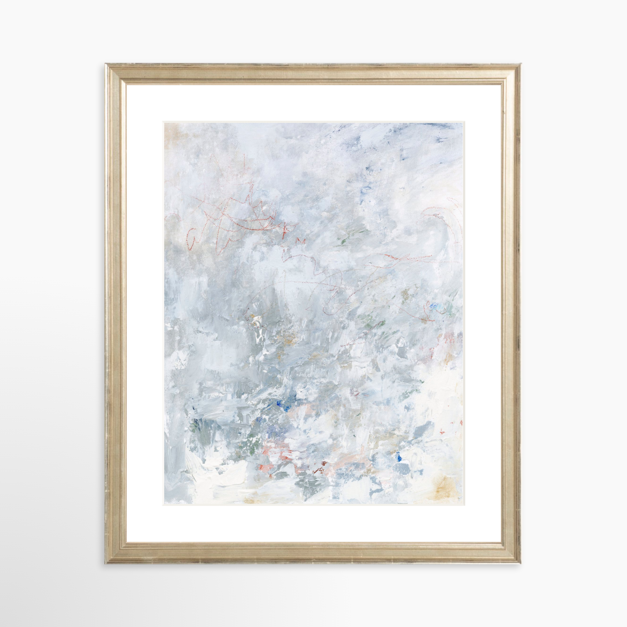 11x14 / Certificate Silver Frame + White Mat