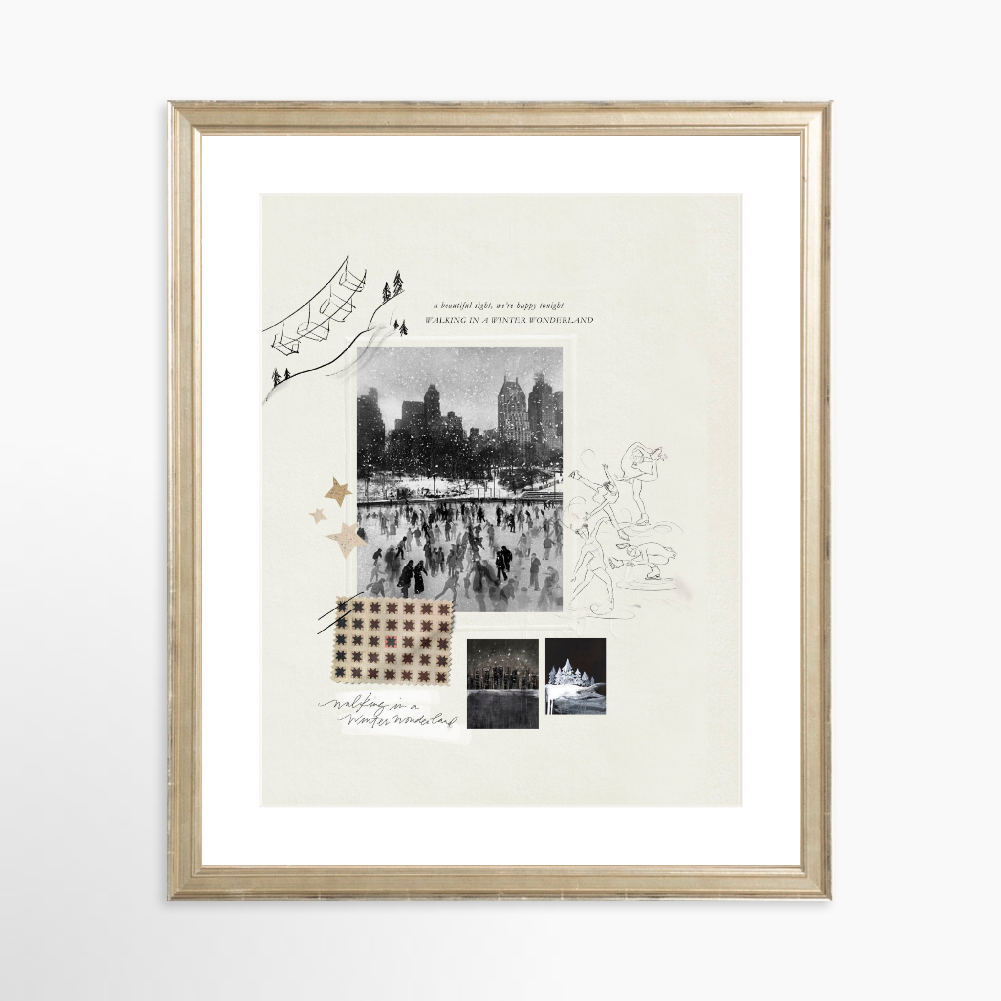 11x14 / Certificate Silver Frame + White Mat