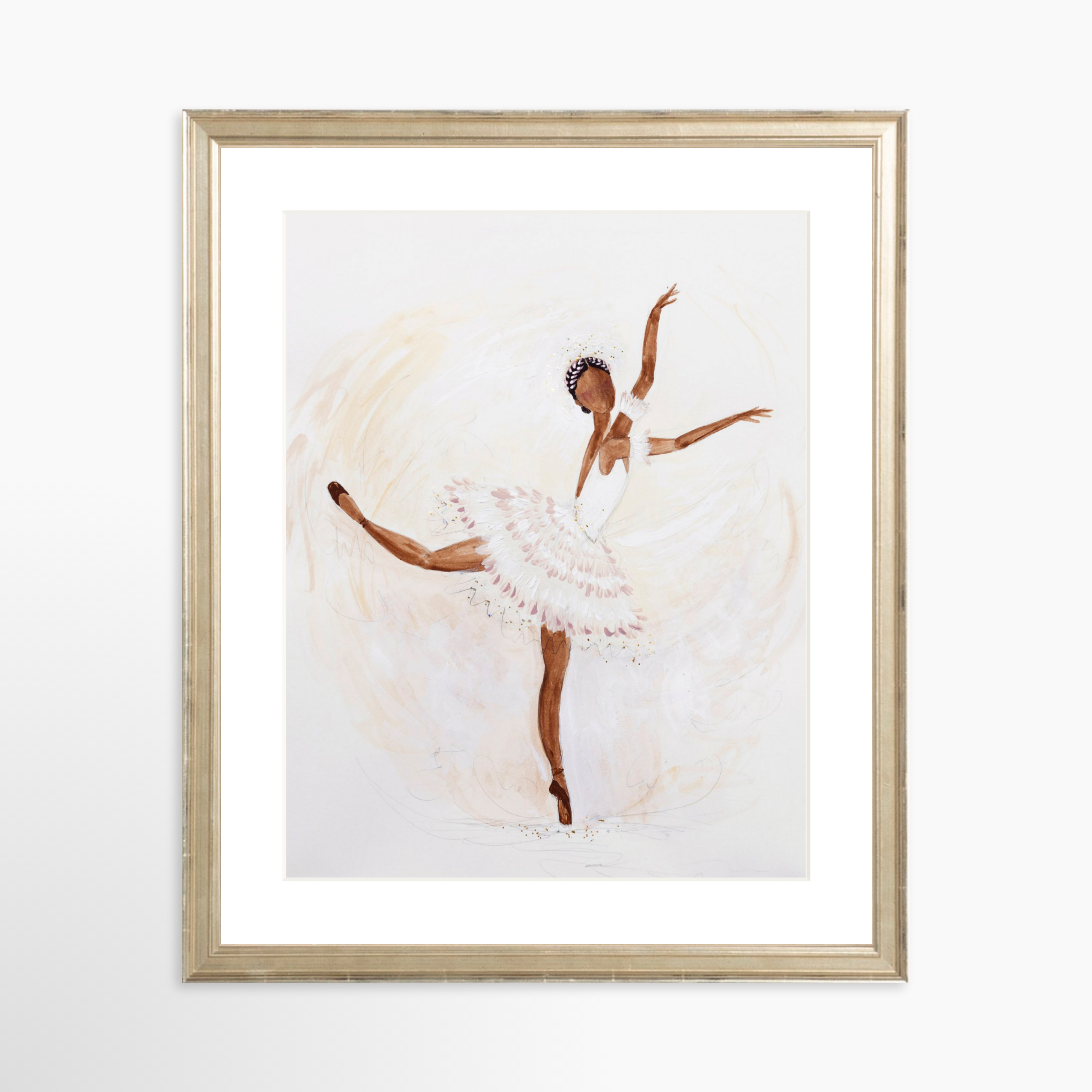 11x14 / Certificate Silver Frame + White Mat