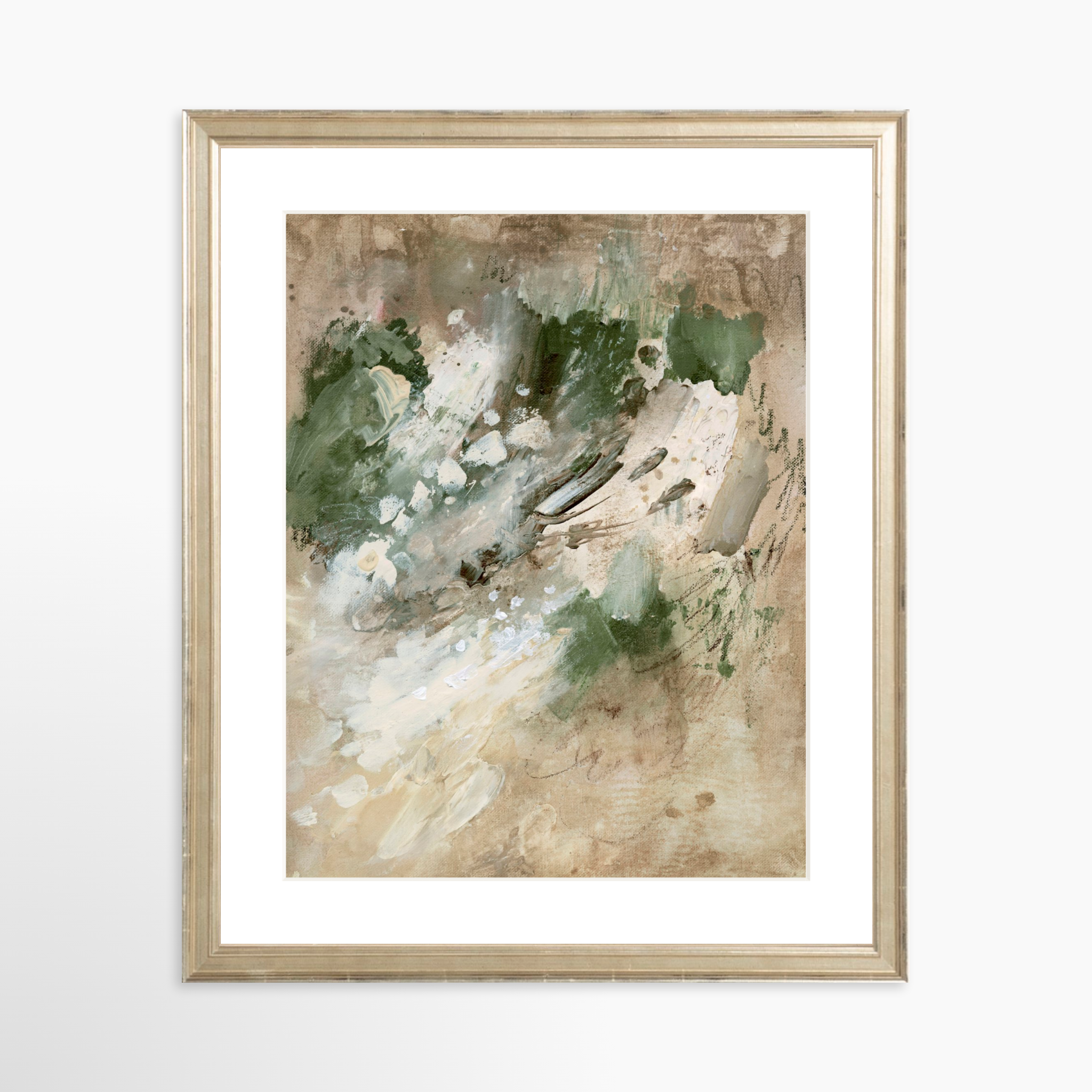 11x14 / Certificate Silver Frame + White Mat