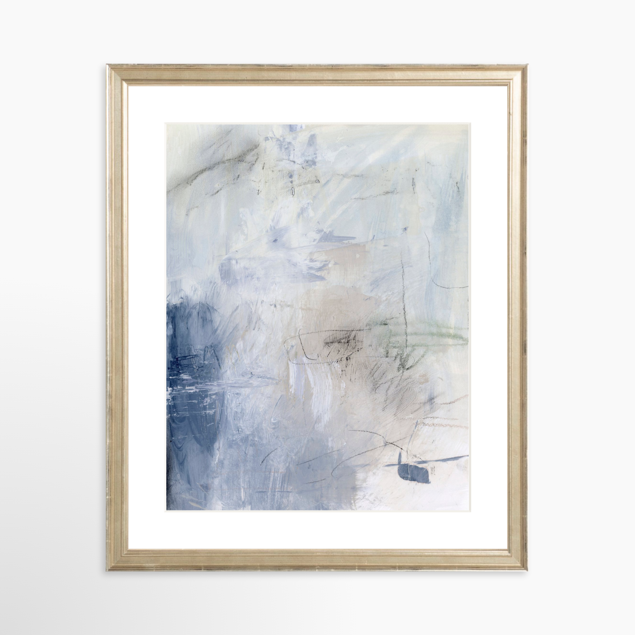 11x14 / Certificate Silver Frame + White Mat