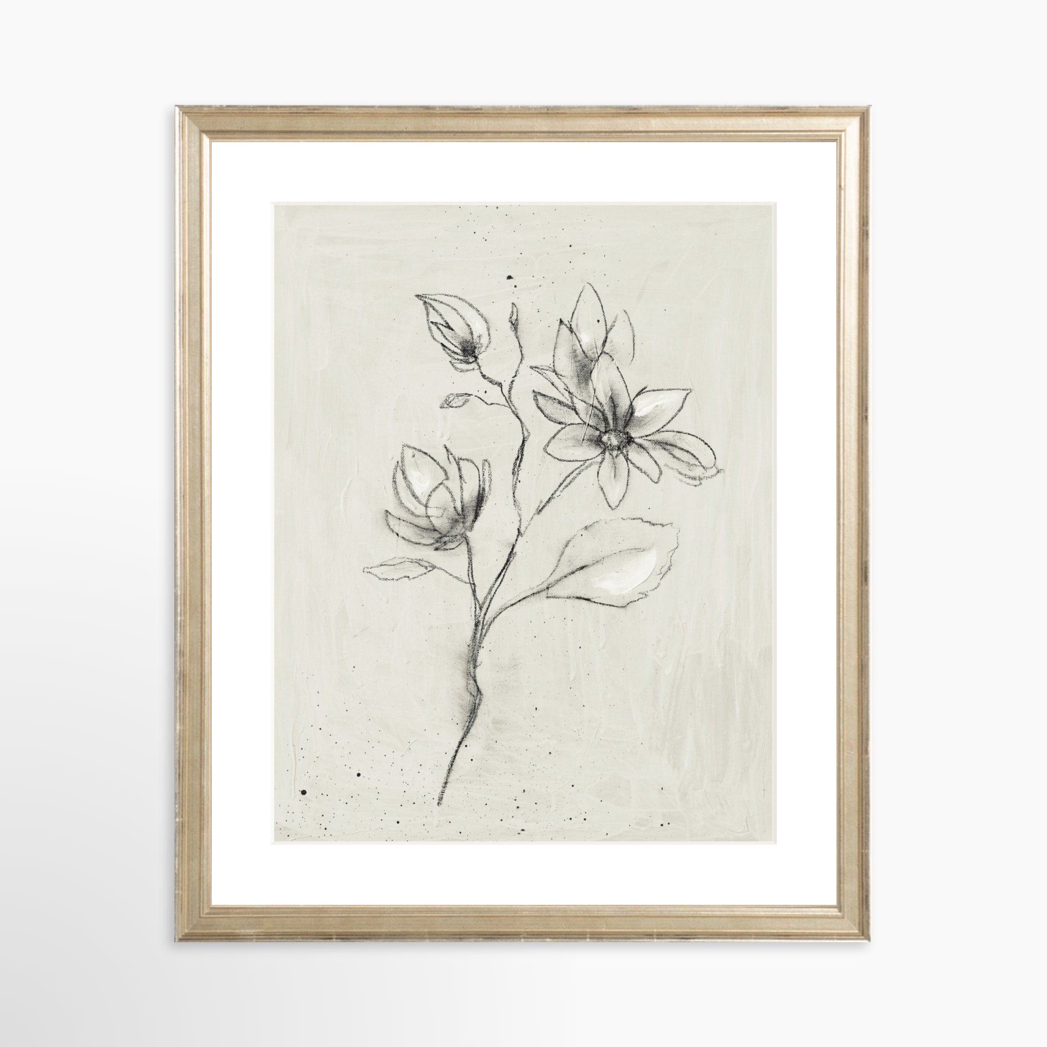 11x14 / Certificate Silver Frame + White Mat