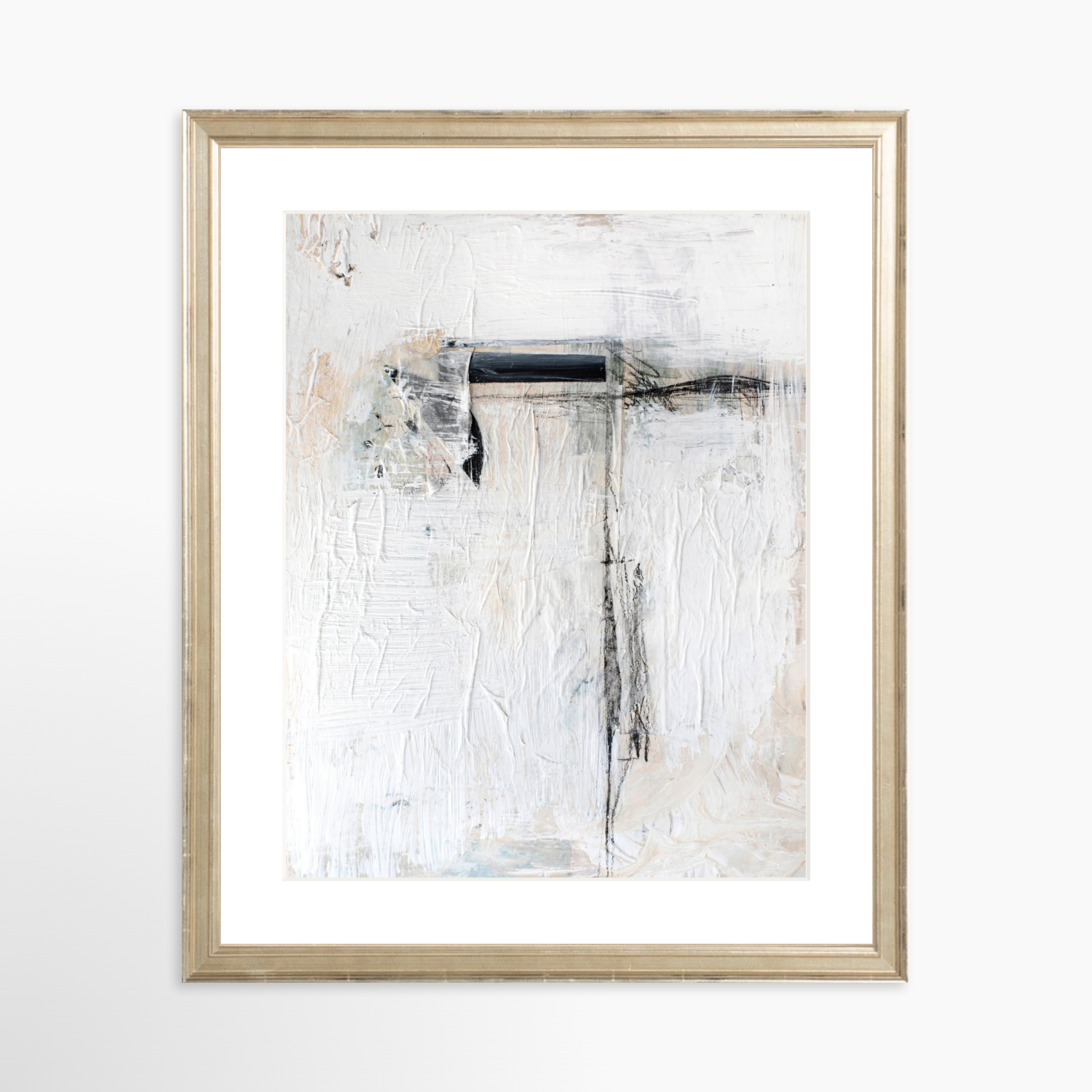 11x14 / Certificate Silver Frame + White Mat