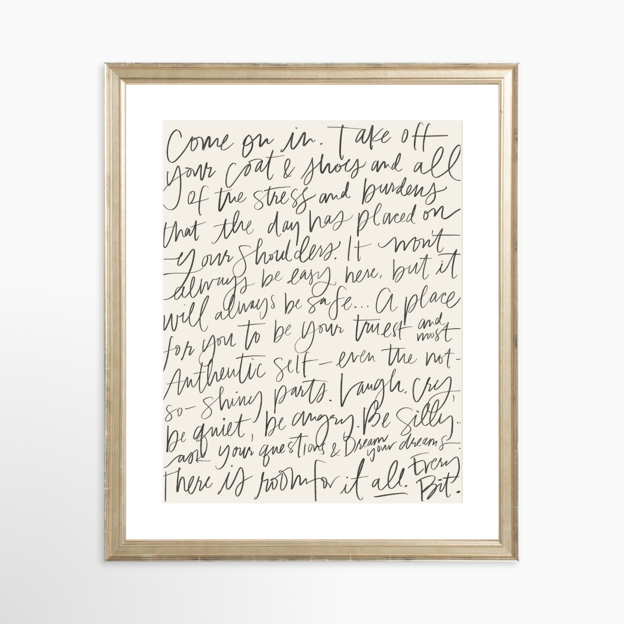 11x14 / Certificate Silver Frame + White Mat