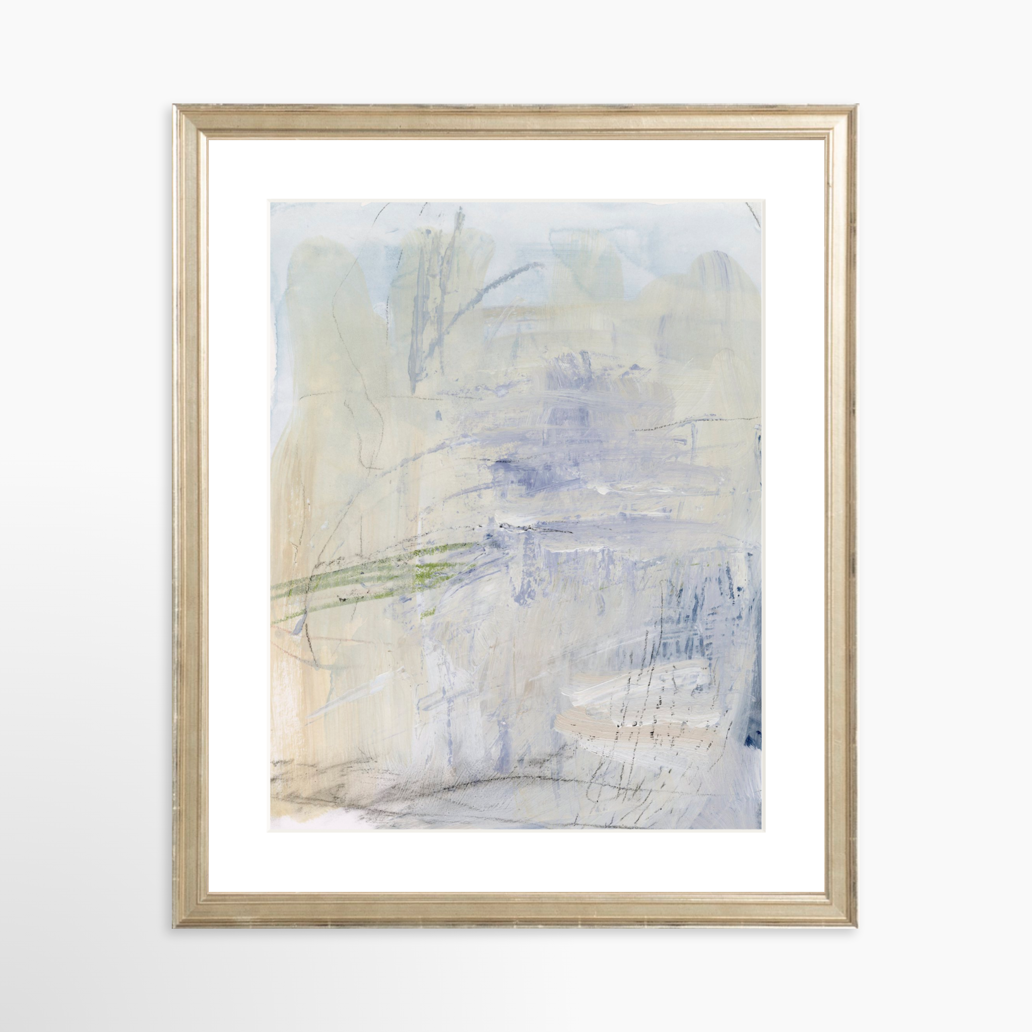 11x14 / Certificate Silver Frame + White Mat