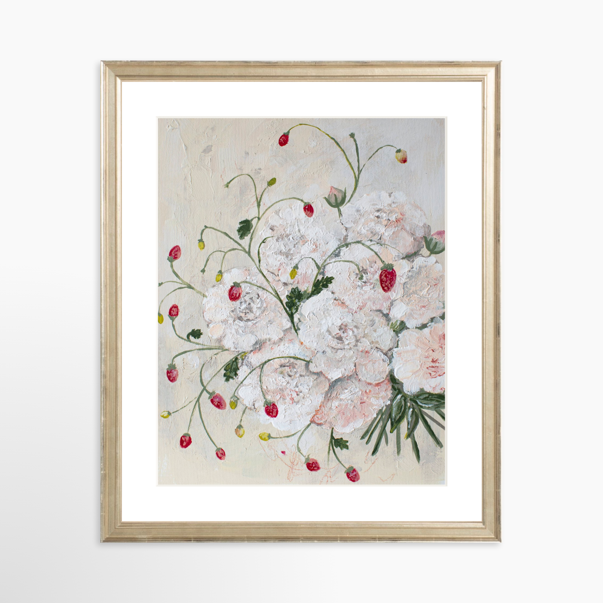 11x14 / Certificate Silver Frame + White Mat