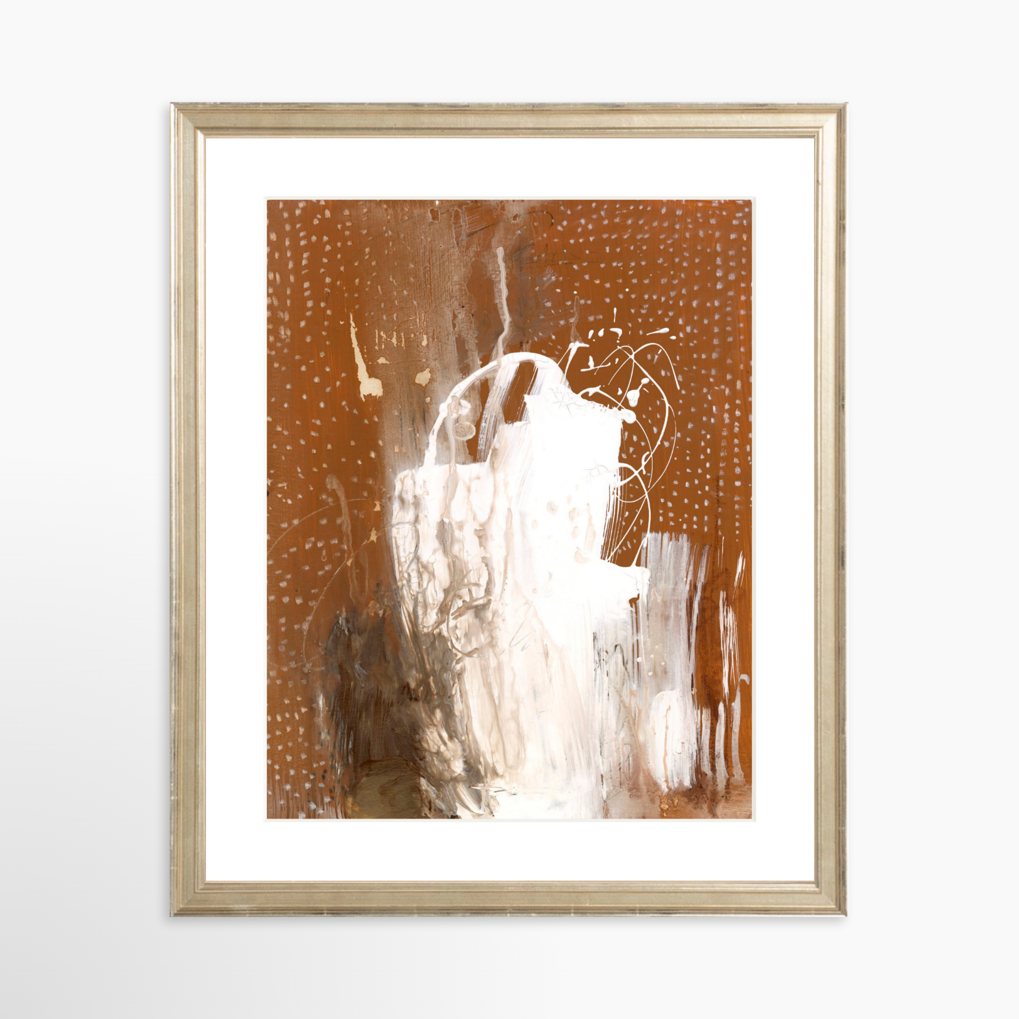 11x14 / Certificate Silver Frame + White Mat