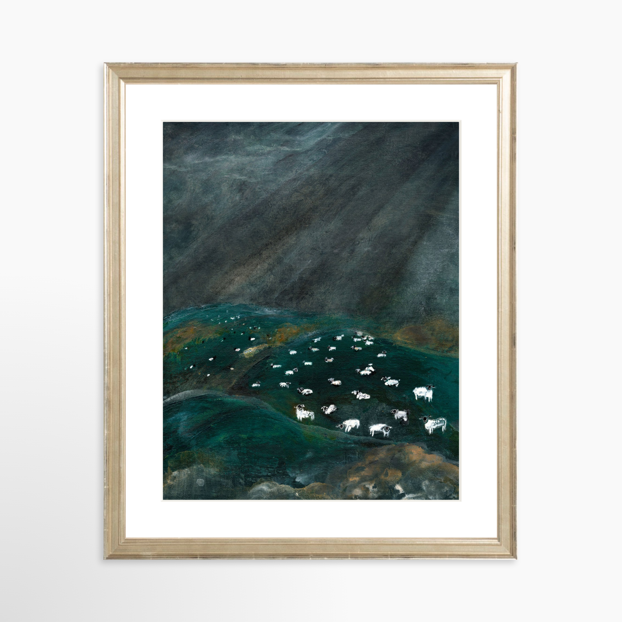 11x14 / Certificate Silver Frame + White Mat