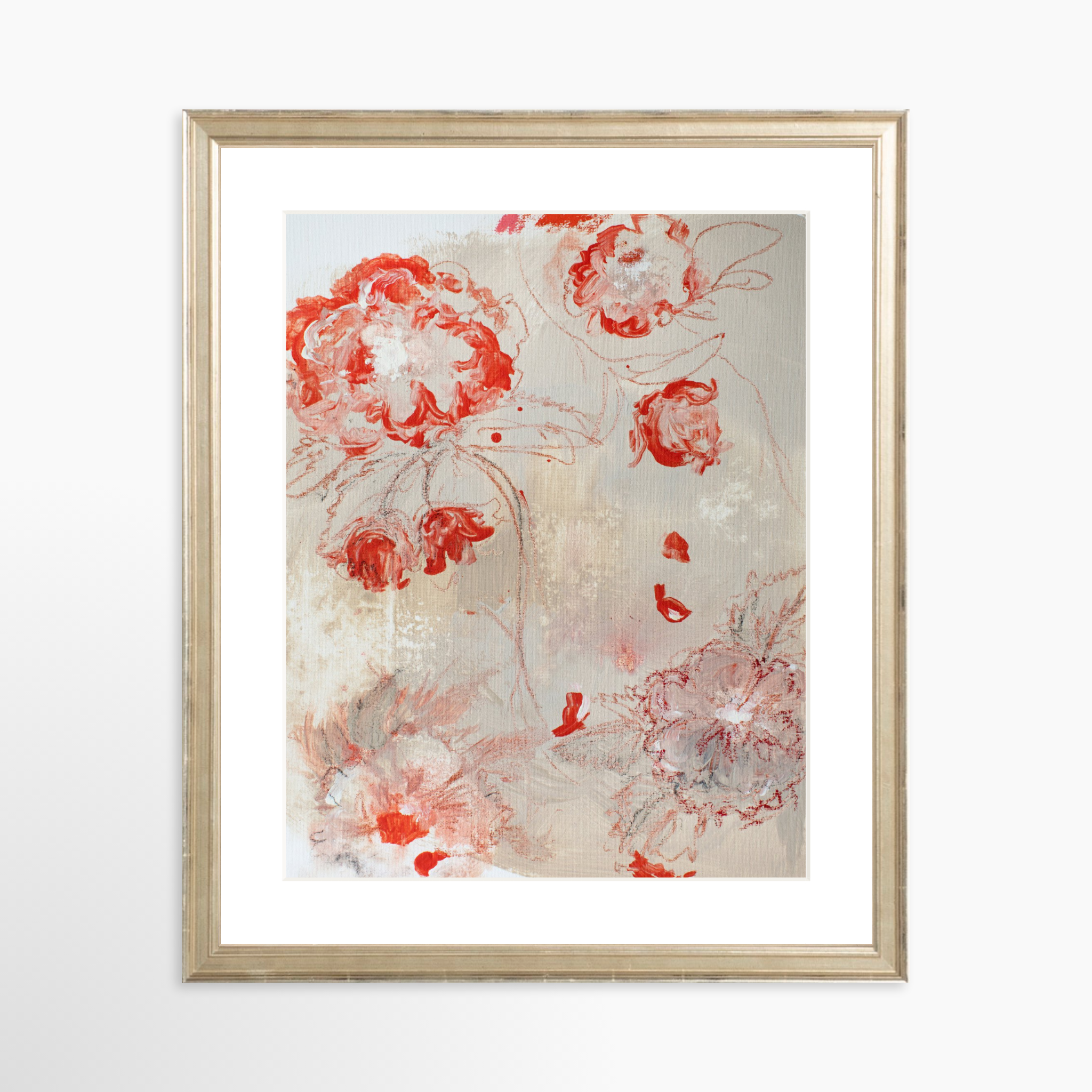 11x14 / Certificate Silver Frame + White Mat