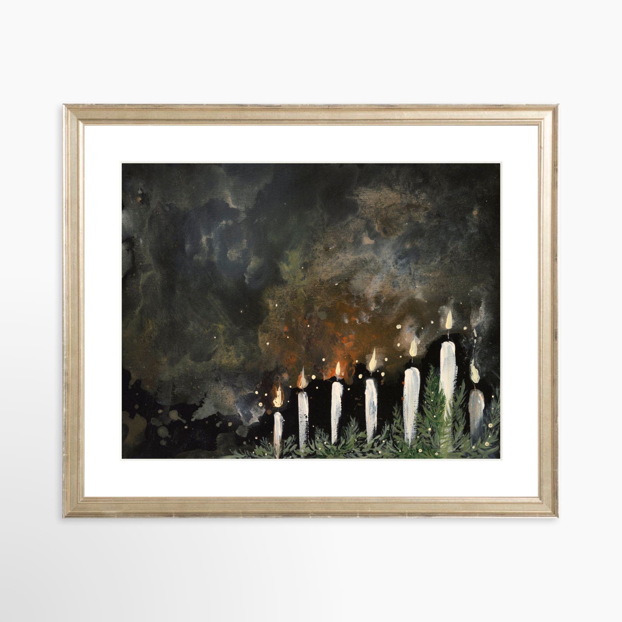 14x11 / Certificate Silver Frame + White Mat