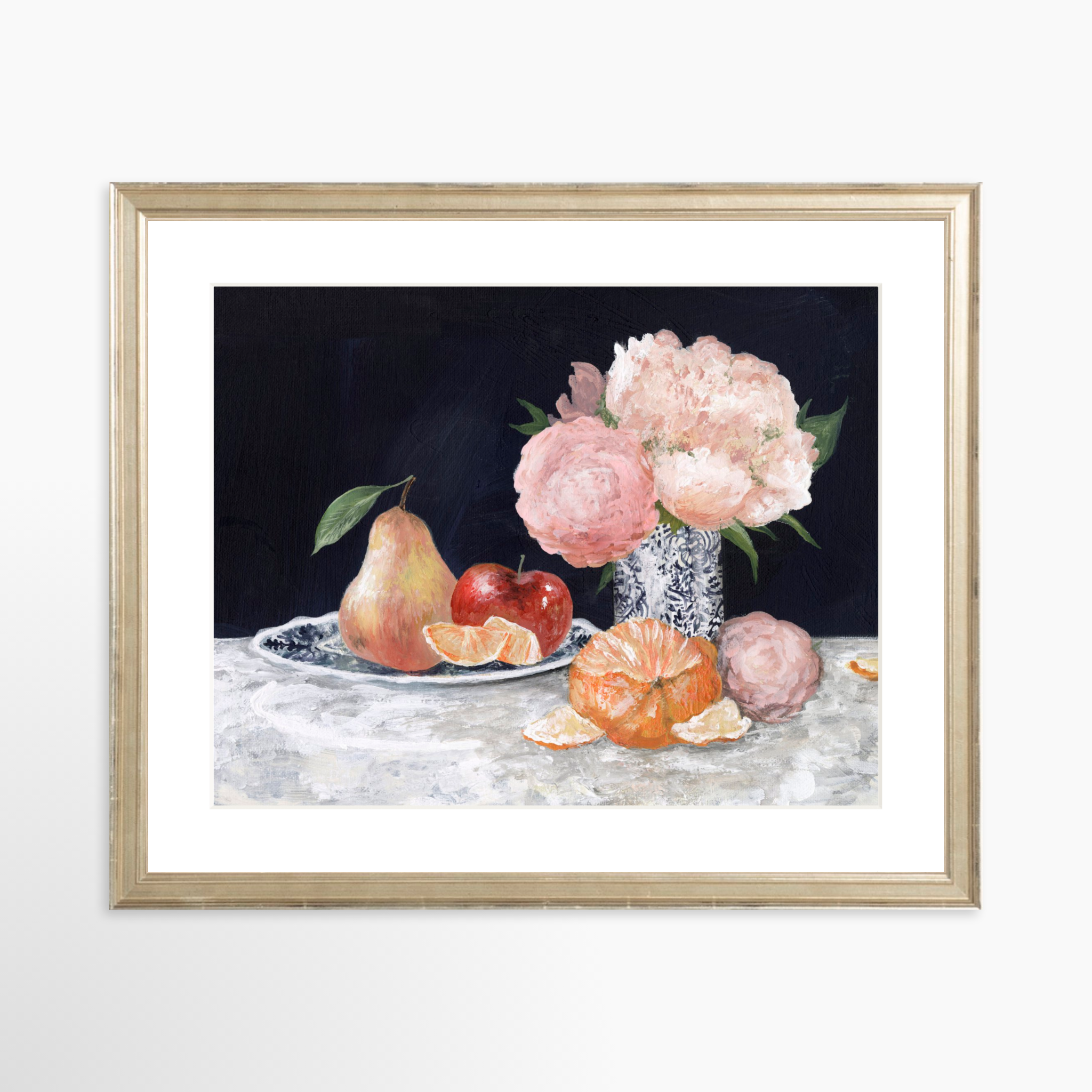 14x11 / Certificate Silver Frame + White Mat