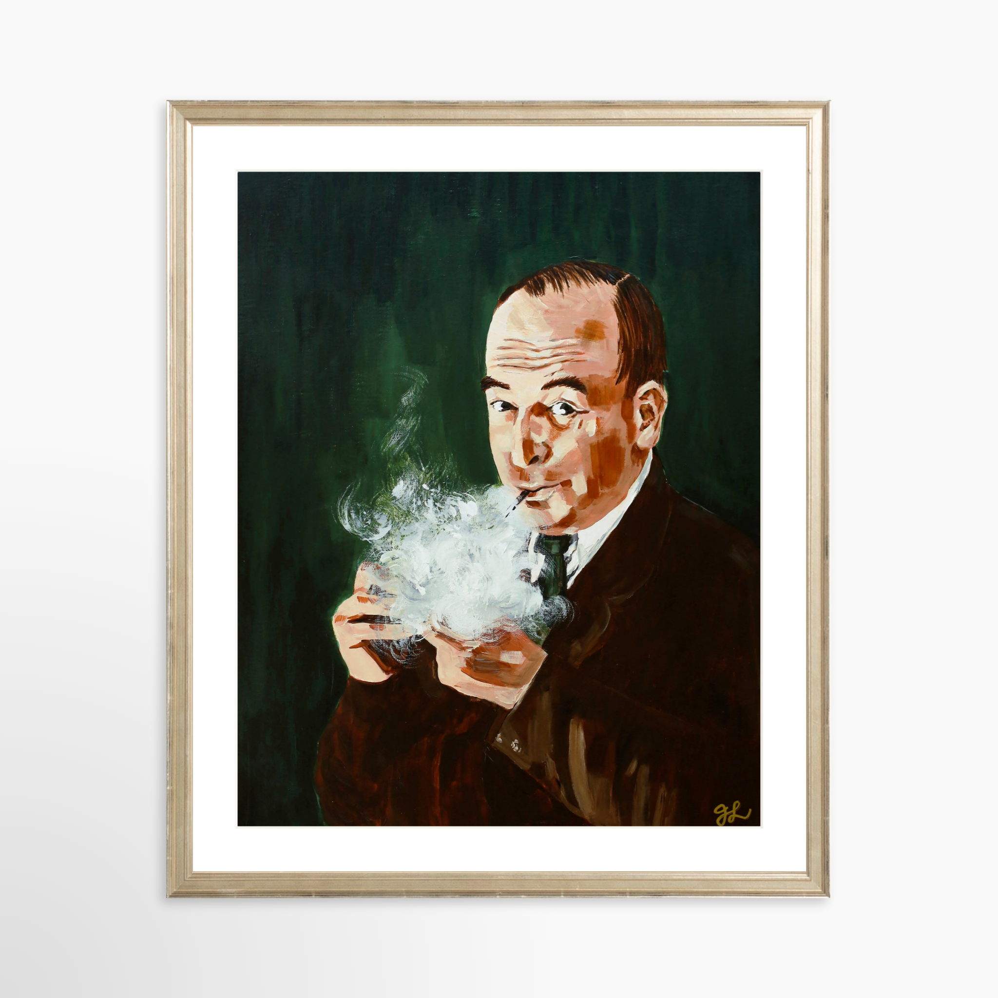 16x20 / Certificate Silver Frame + White Mat