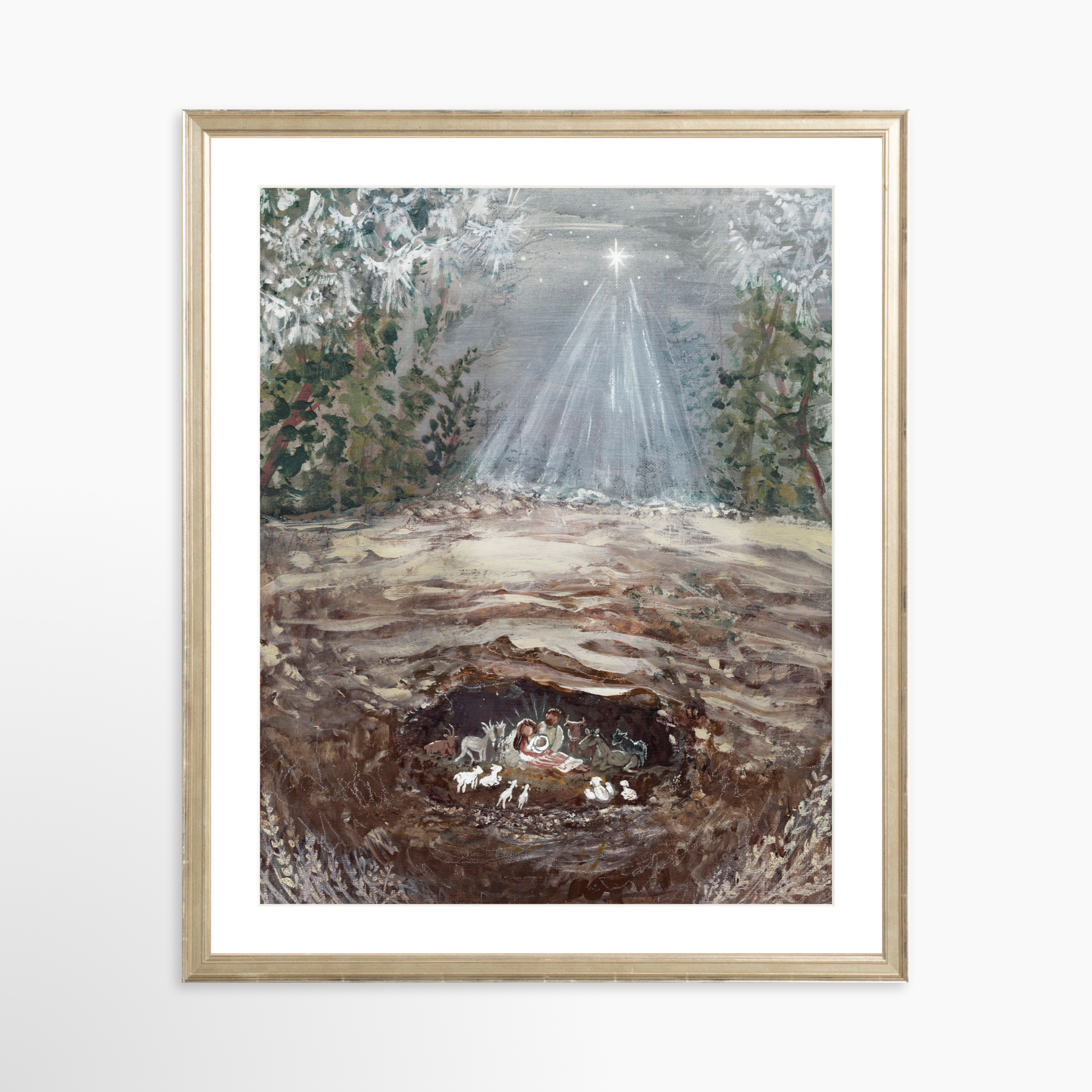 16x20 / Certificate Silver Frame + White Mat