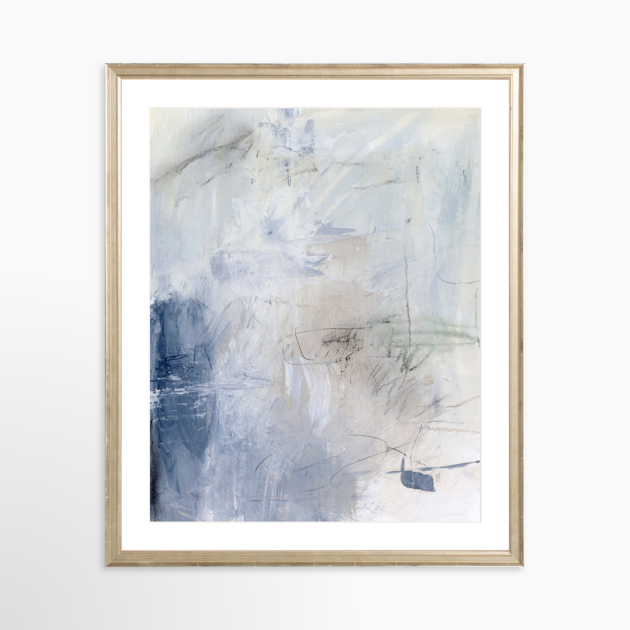 16x20 / Certificate Silver Frame + White Mat