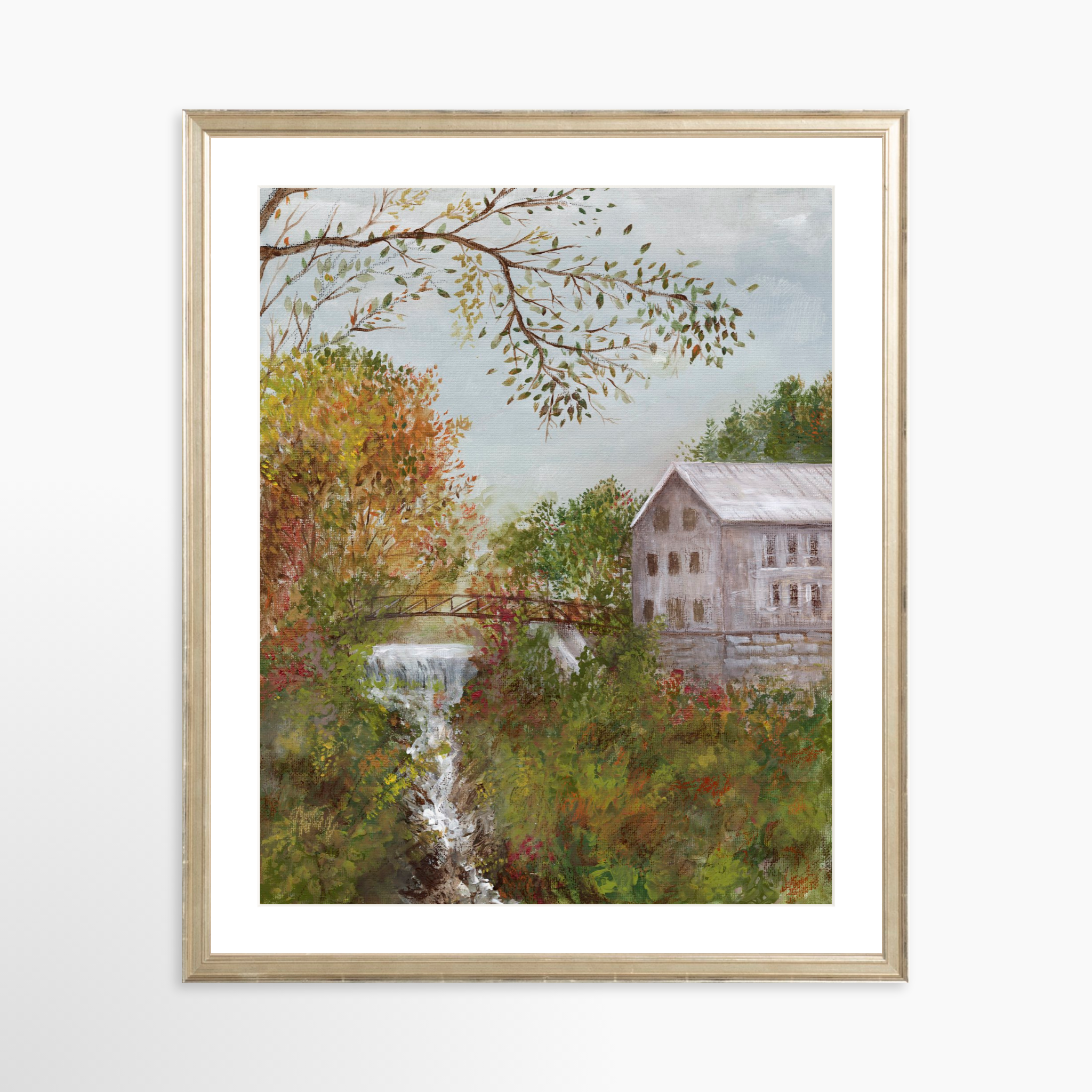 16x20 / Certificate Silver Frame + White Mat