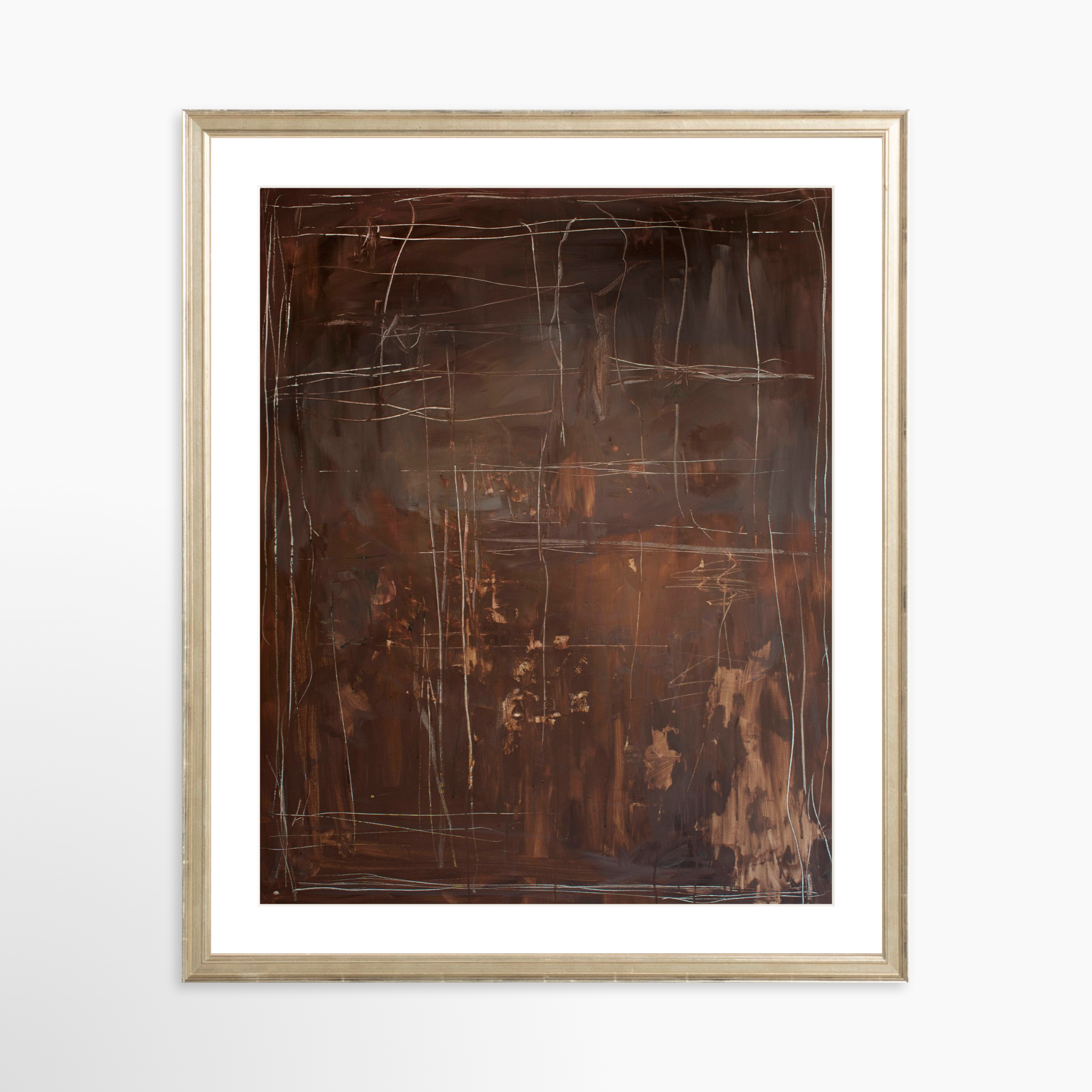 16x20 / Certificate Silver Frame + White Mat