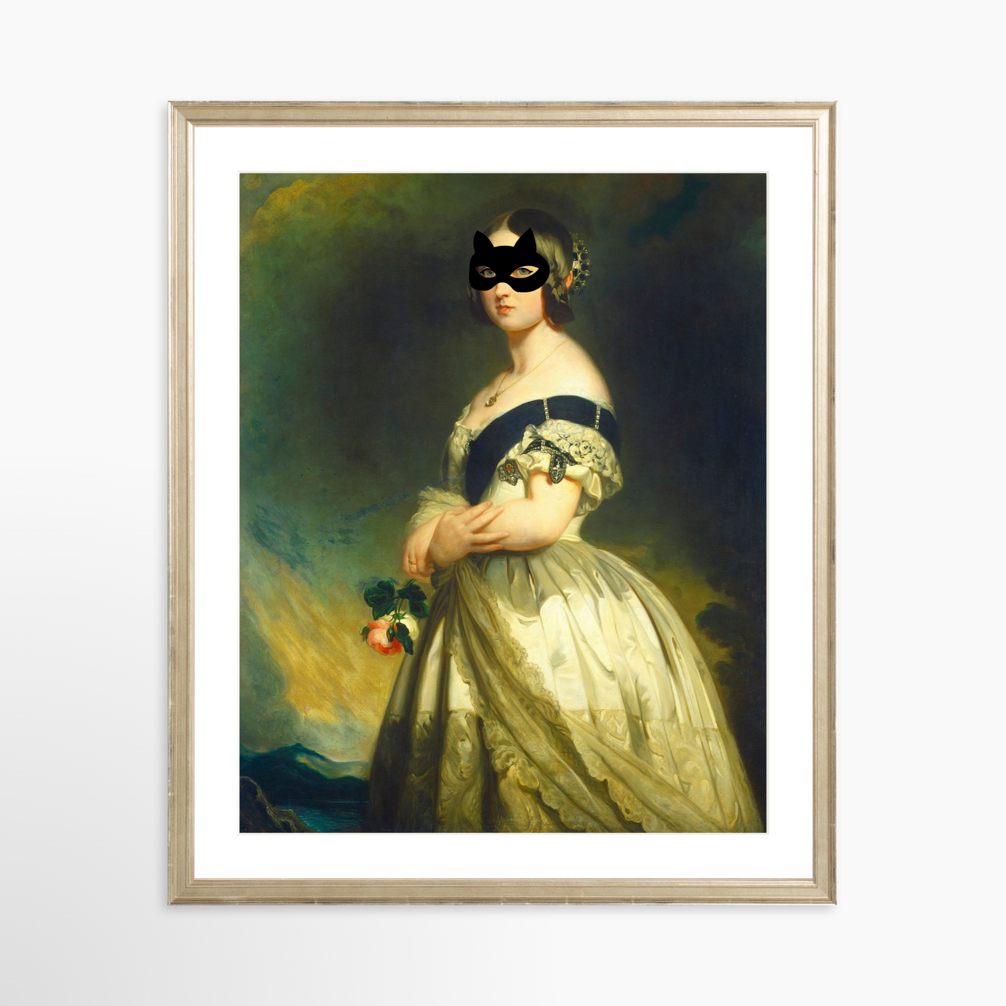 16x20 / Certificate Silver Frame + White Mat