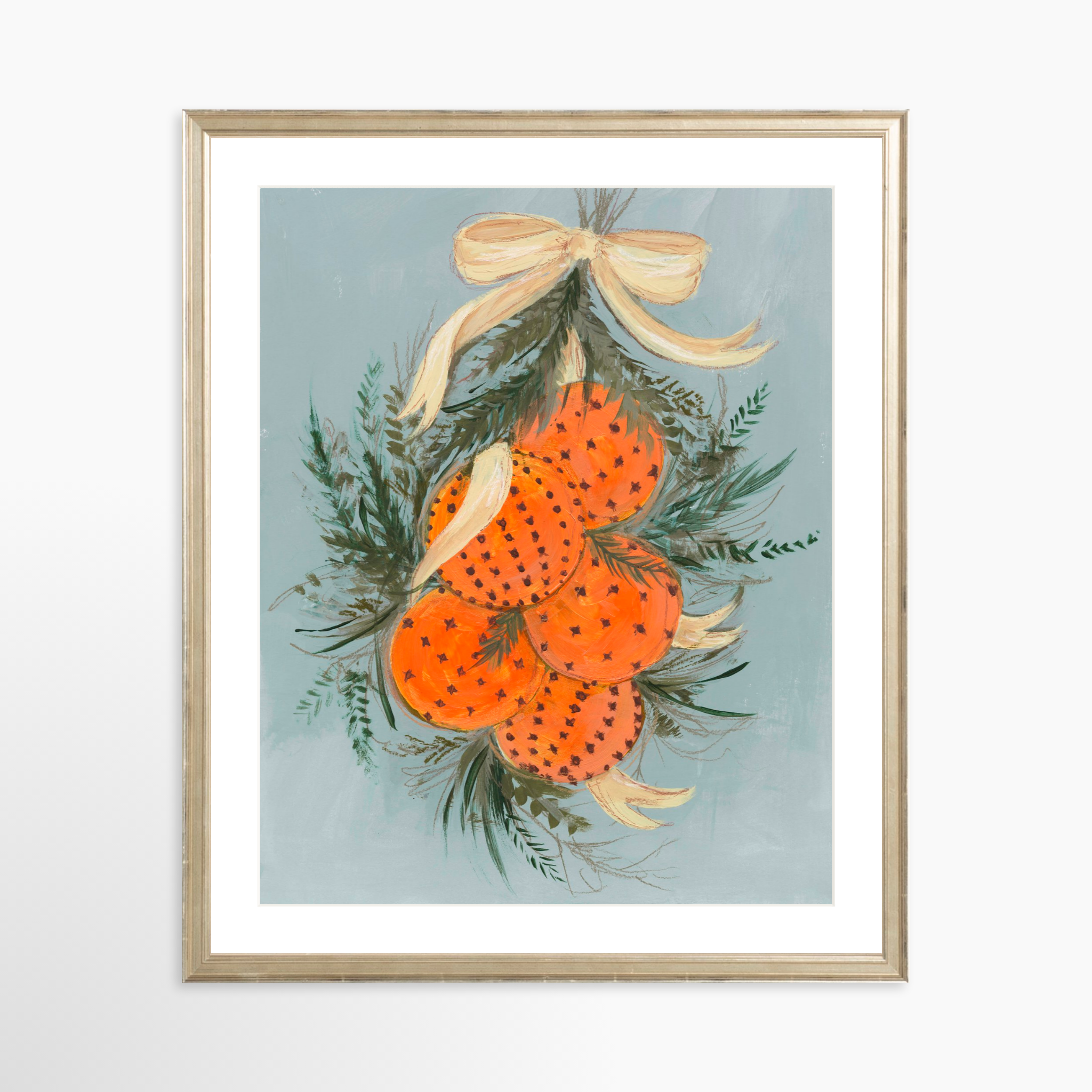 16x20 / Certificate Silver Frame + White Mat