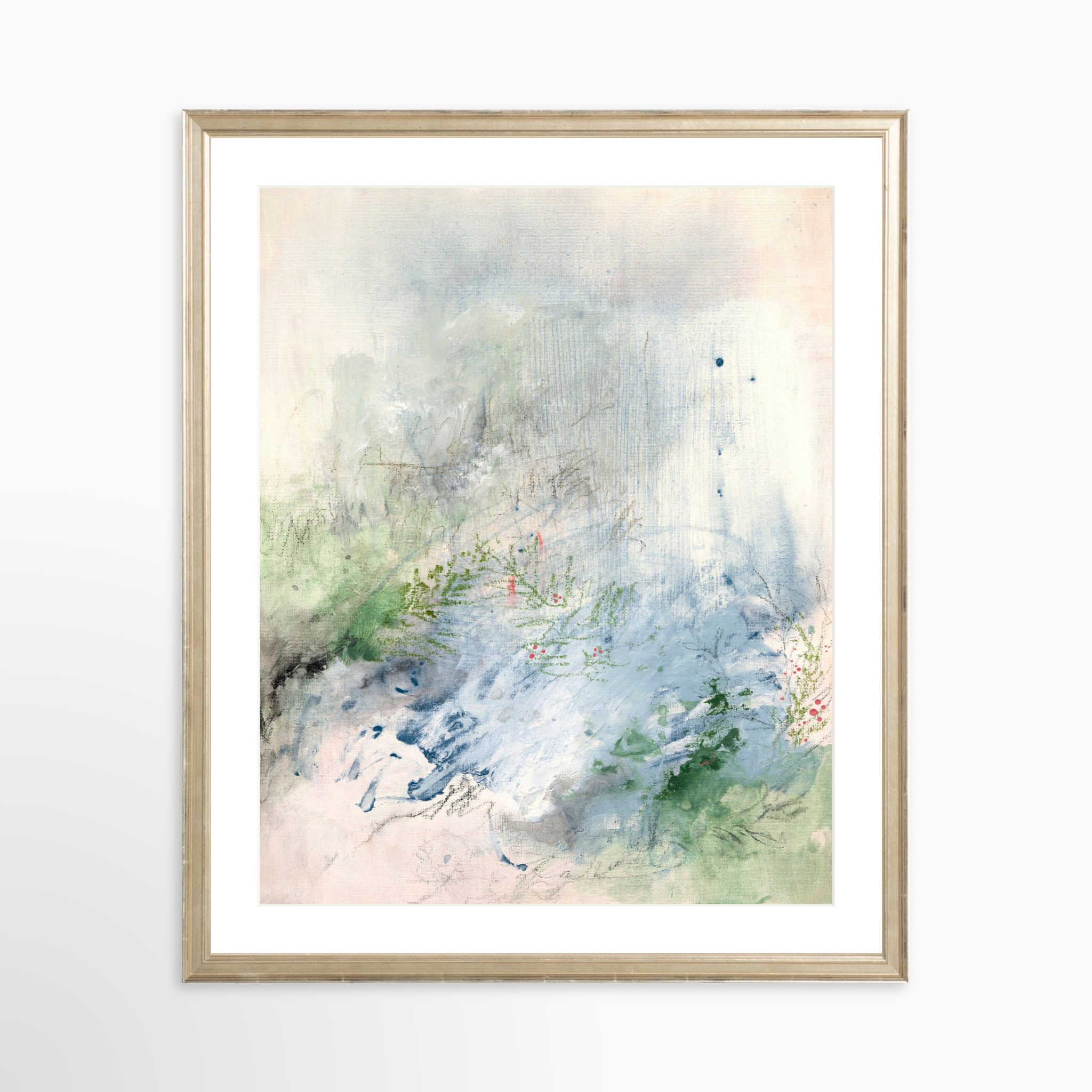 16x20 / Certificate Silver Frame + White Mat