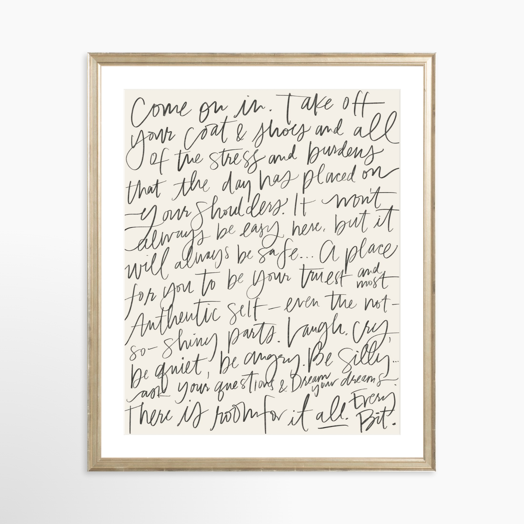 16x20 / Certificate Silver Frame + White Mat