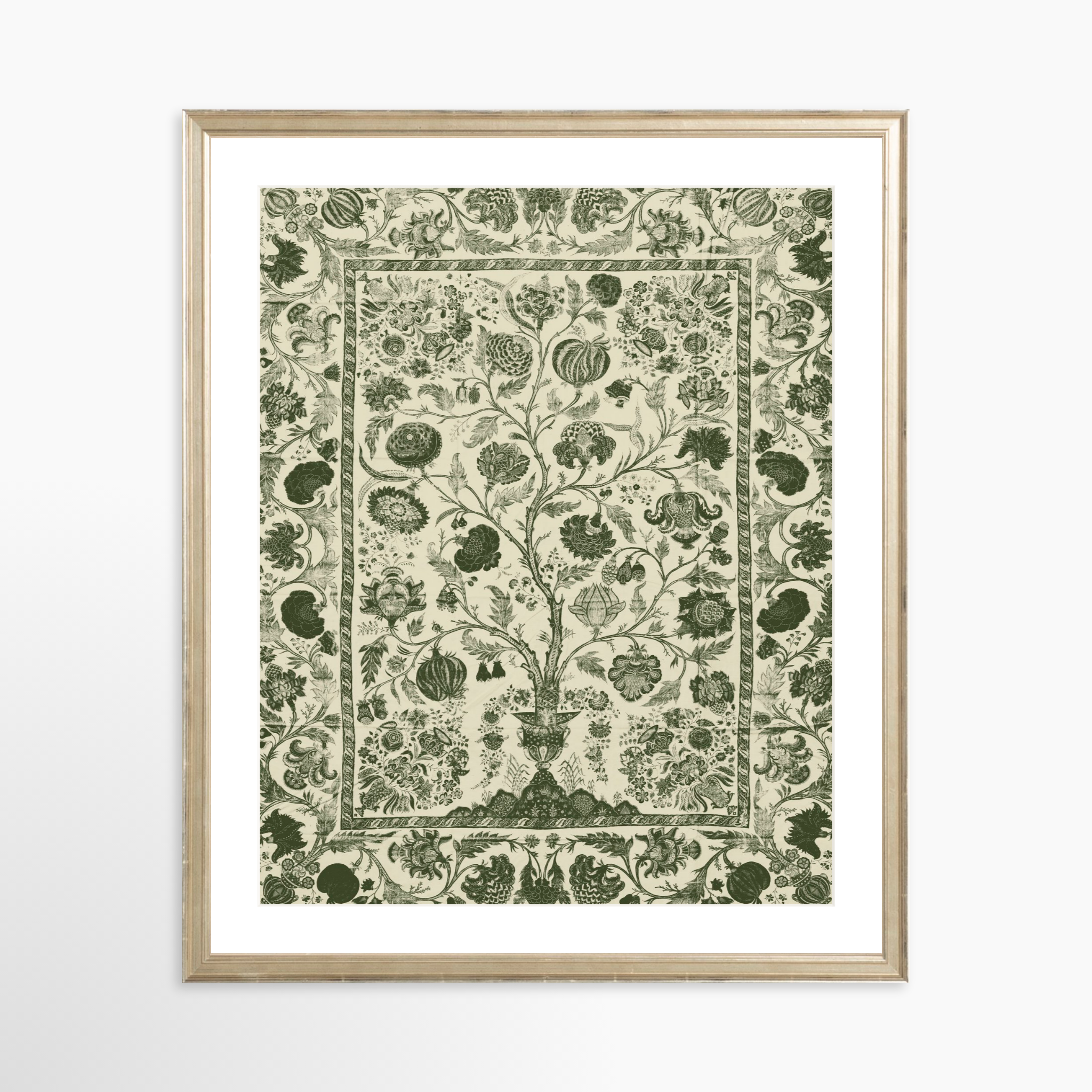 16x20 / Certificate Silver Frame + White Mat