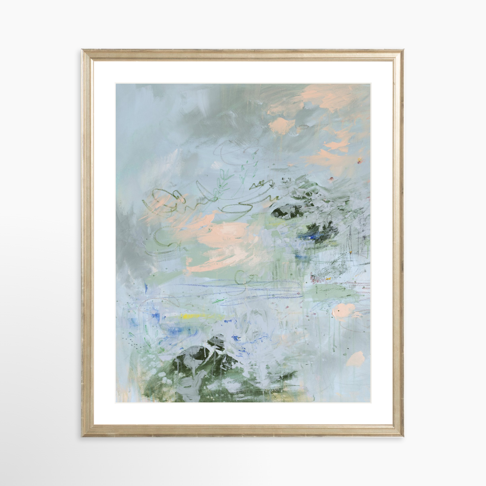 16x20 / Certificate Silver Frame + White Mat