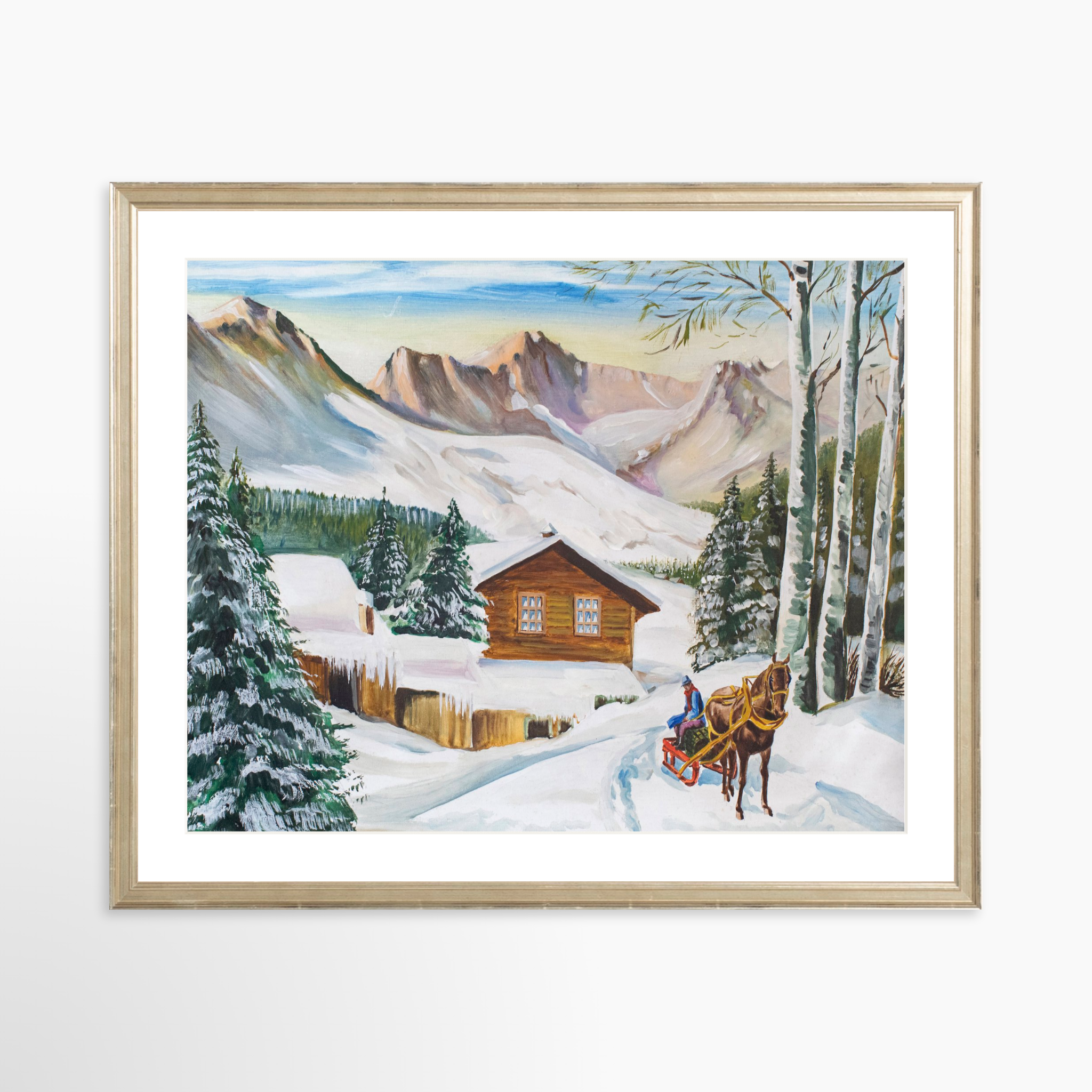 20x16 / Certificate Silver Frame + White Mat