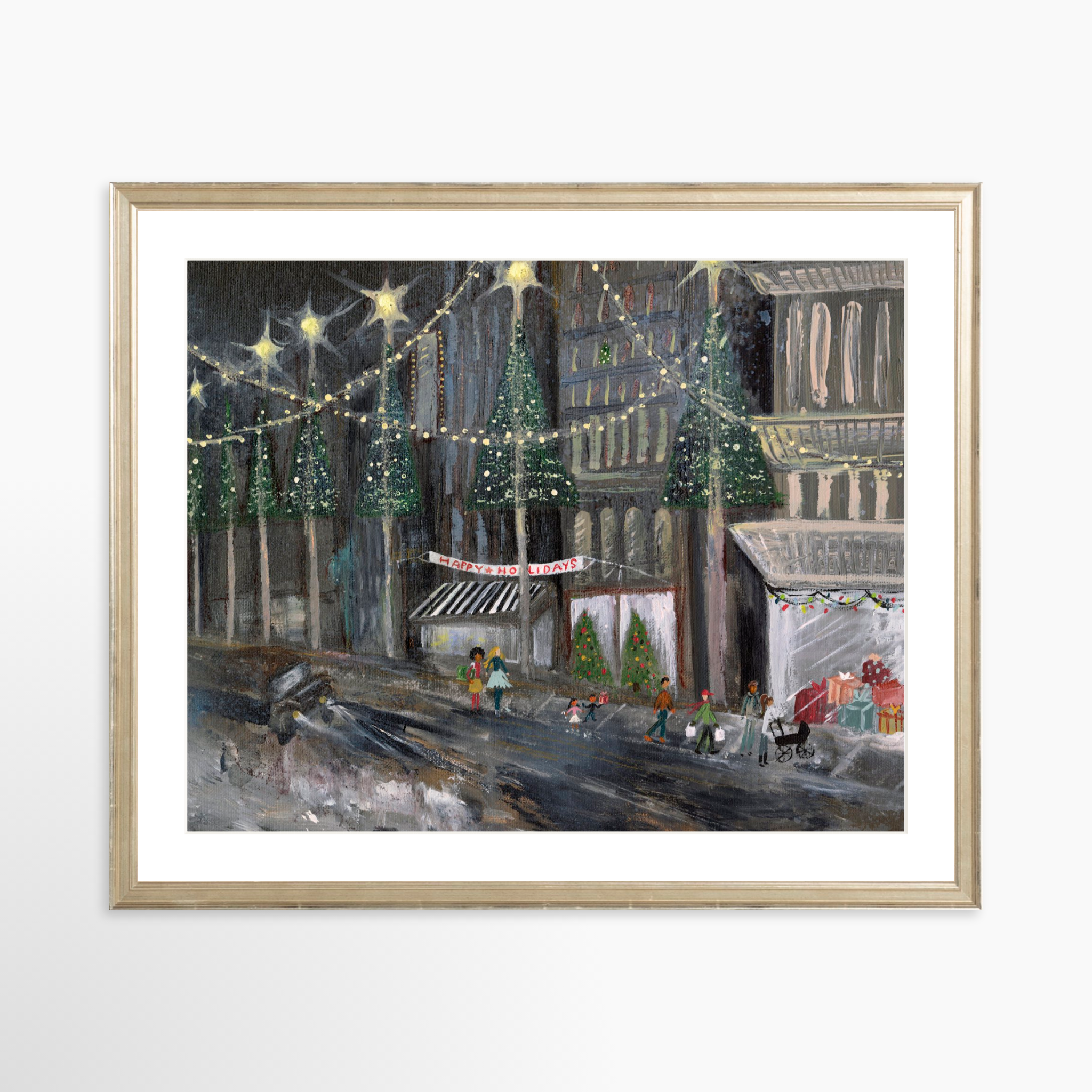 20x16 / Certificate Silver Frame + White Mat