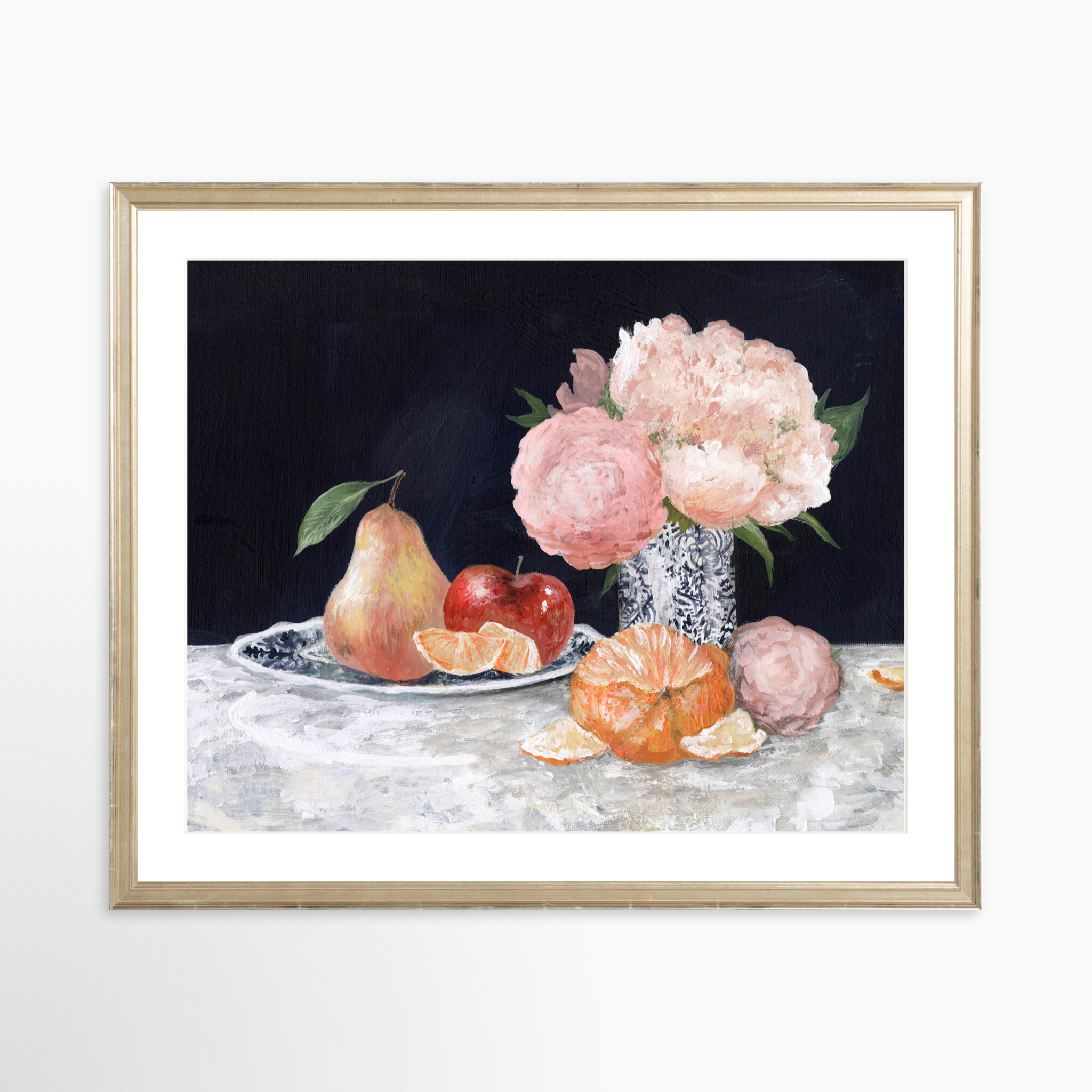 20x16 / Certificate Silver Frame + White Mat