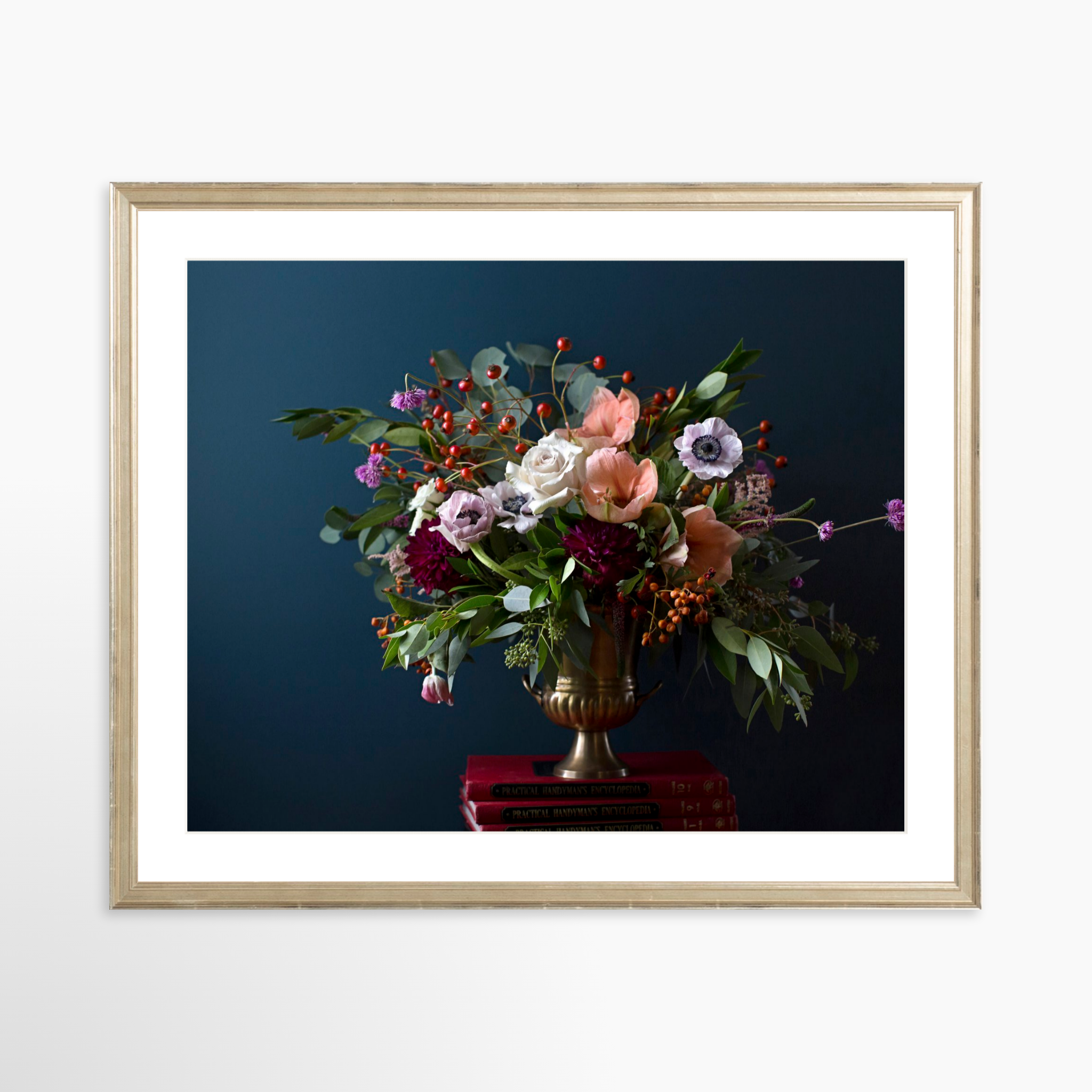 20x16 / Certificate Silver Frame + White Mat