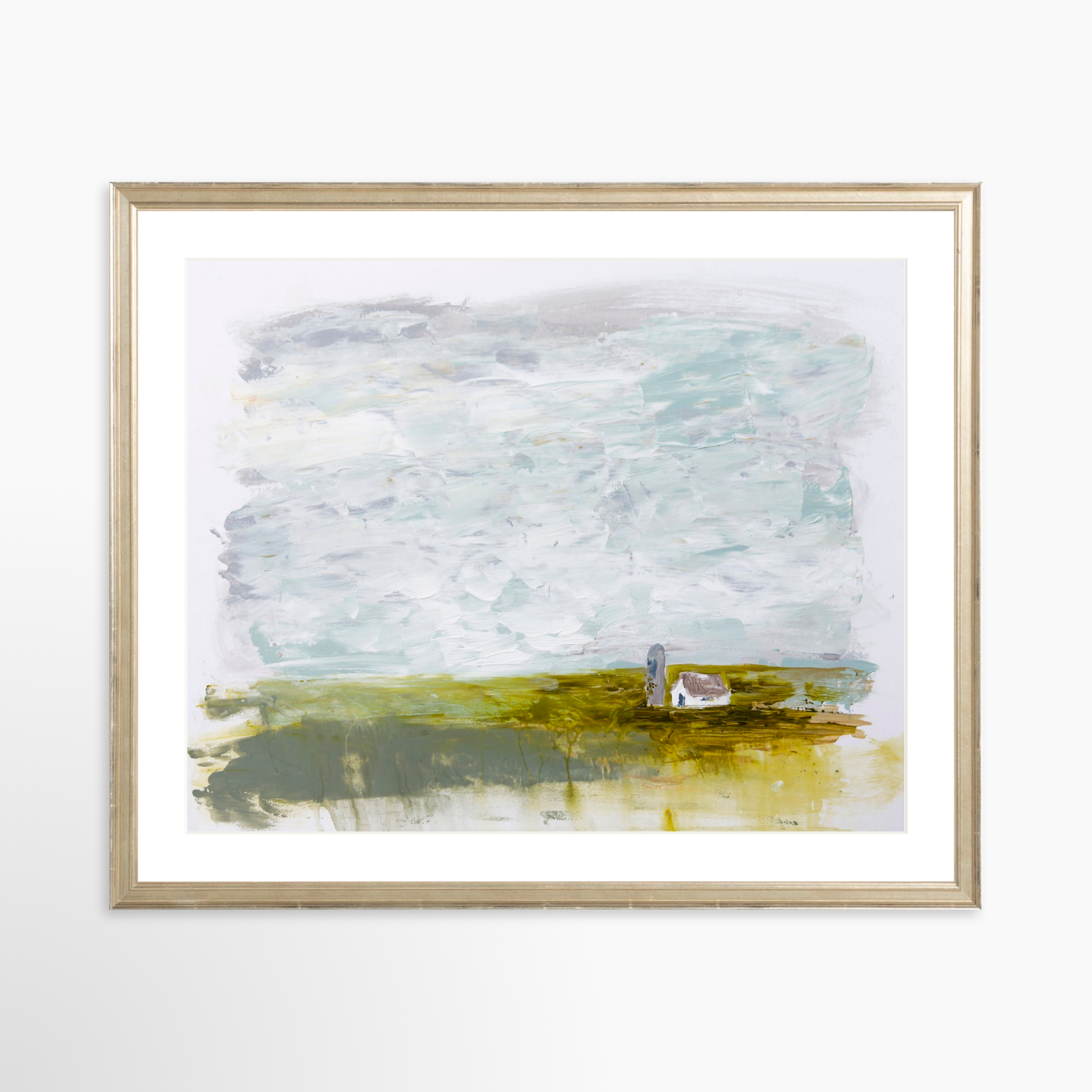 20x16 / Certificate Silver Frame + White Mat