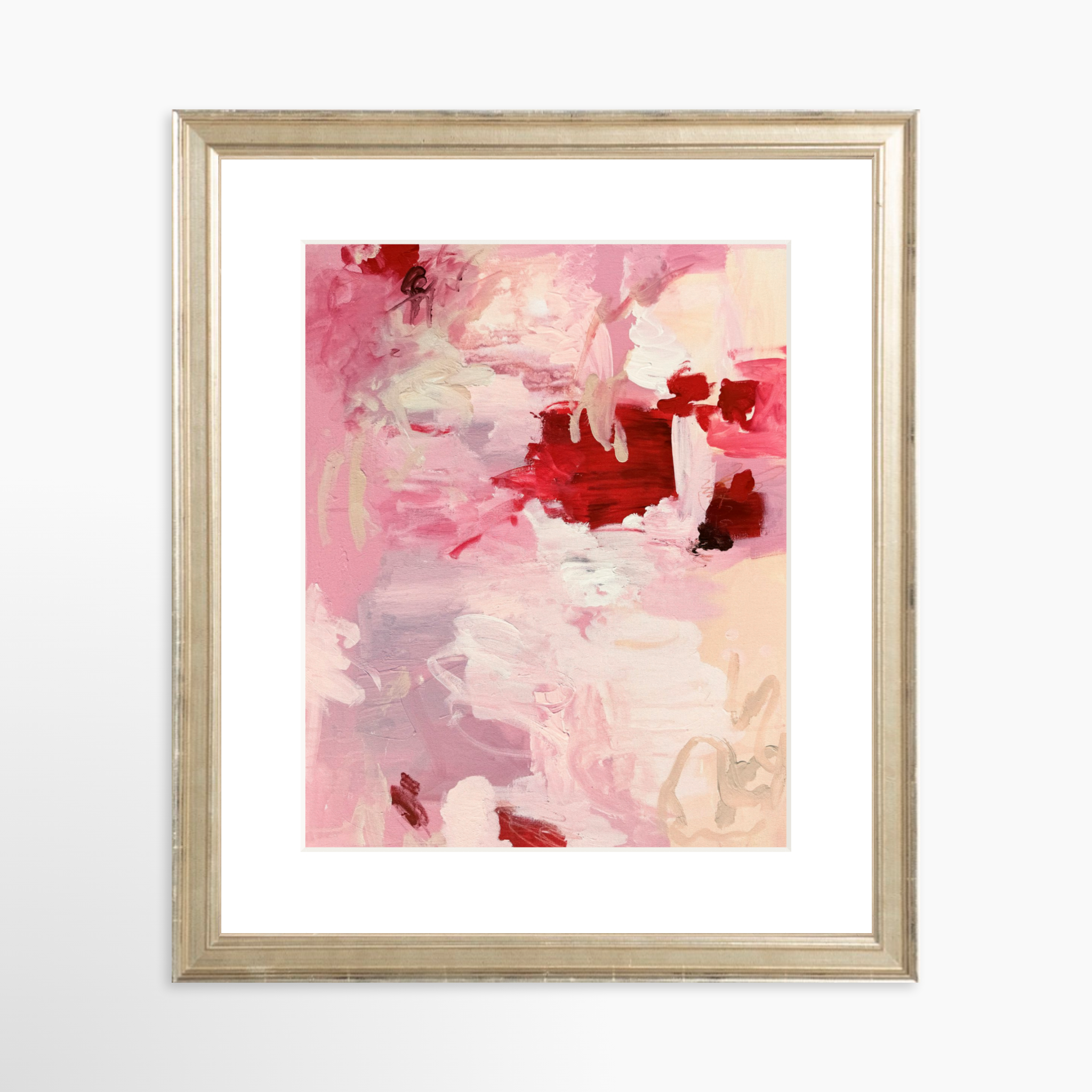 8x10 / Certificate Silver Frame + White Mat