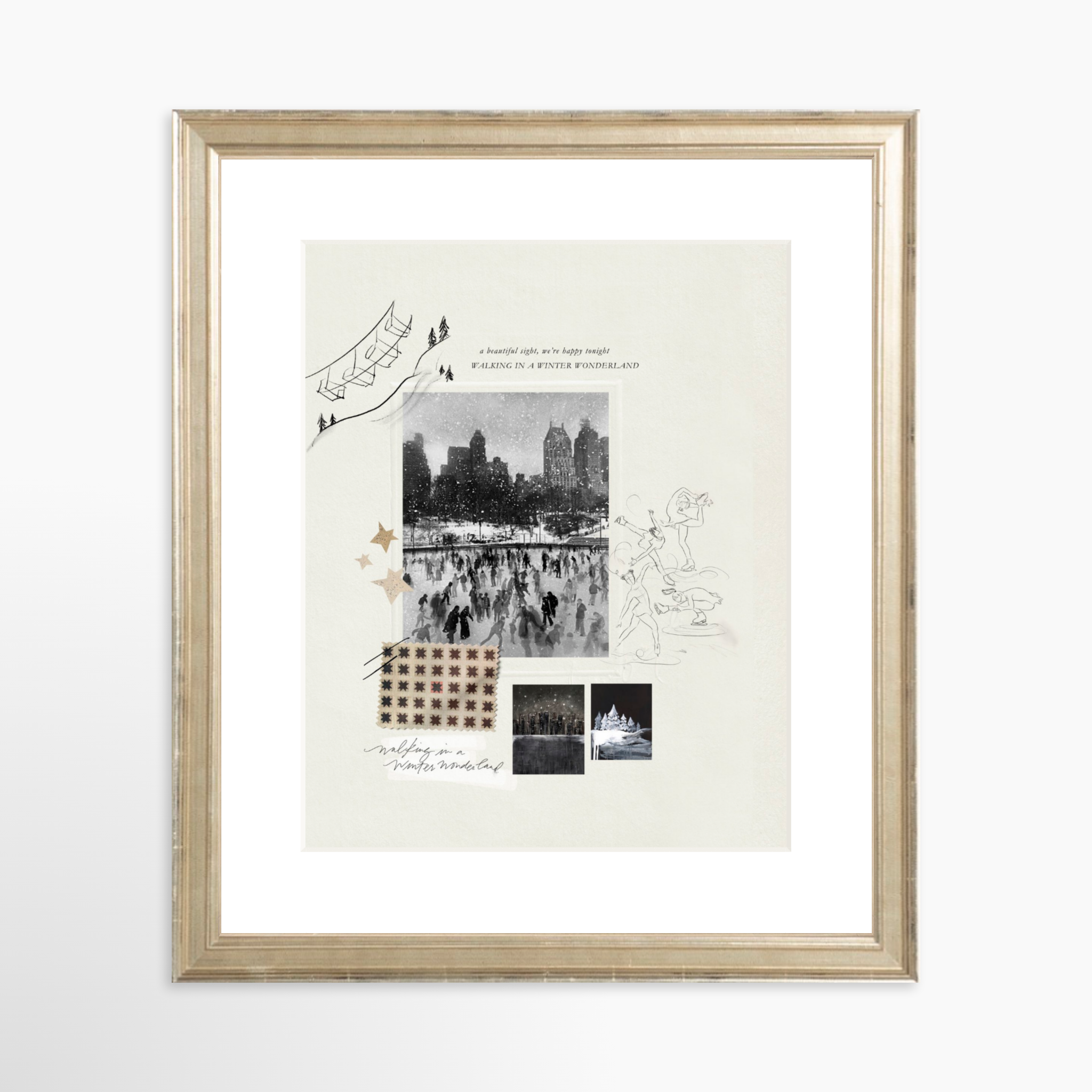 8x10 / Certificate Silver Frame + White Mat