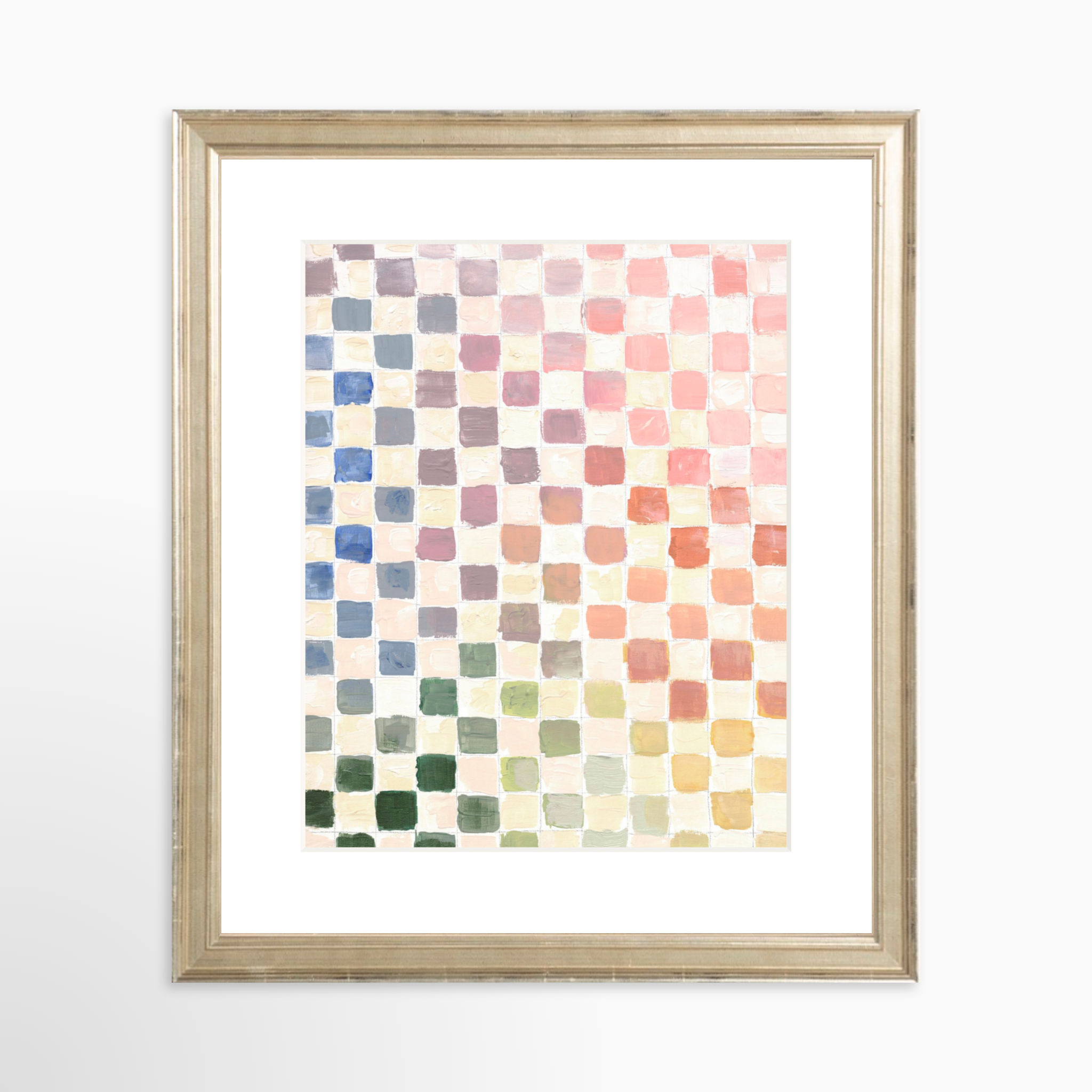 8x10 / Certificate Silver Frame + White Mat