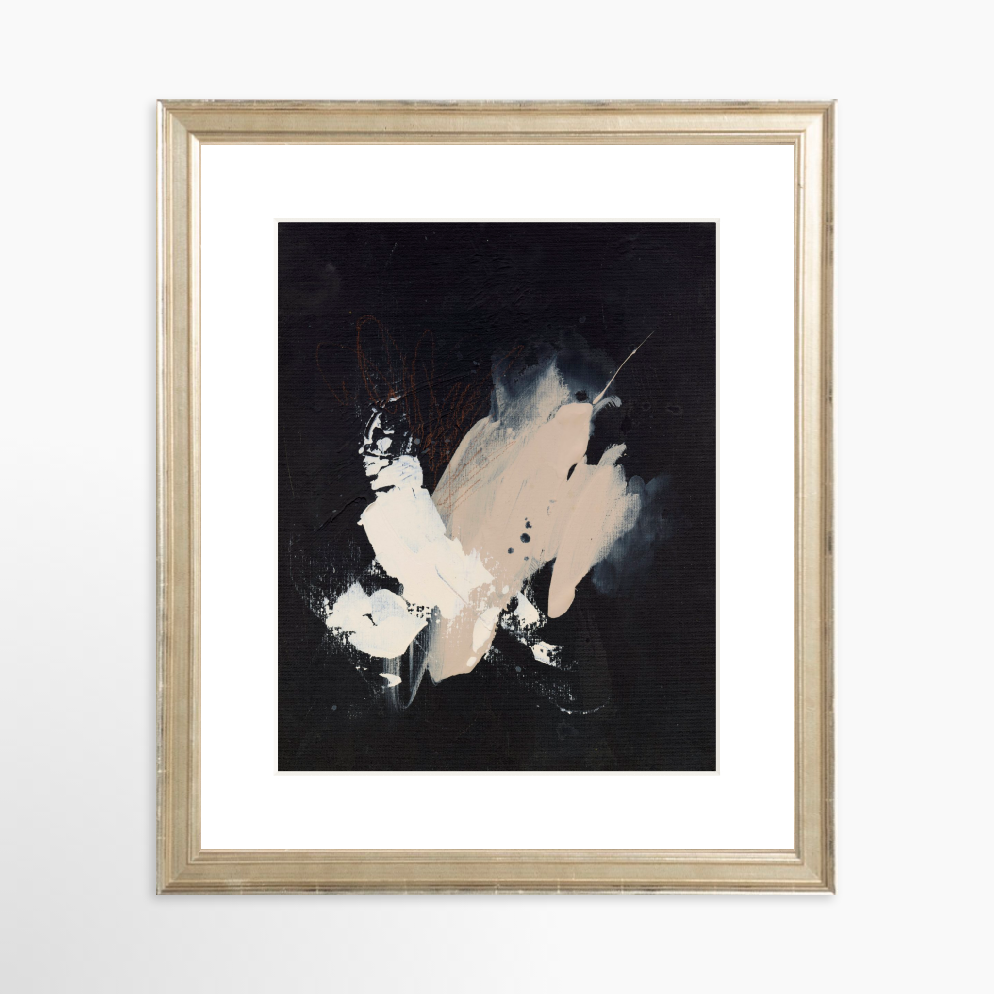 8x10 / Certificate Silver Frame + White Mat