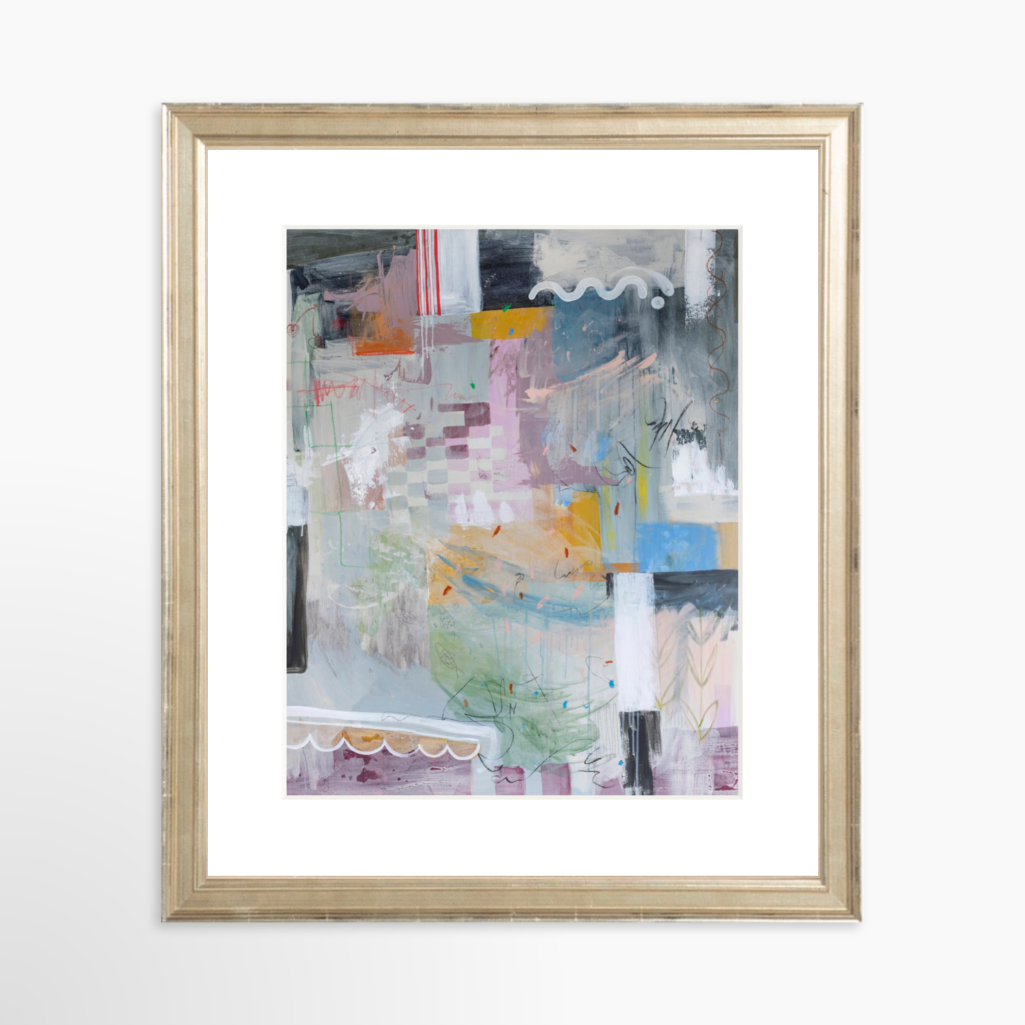 8x10 / Certificate Silver Frame + White Mat