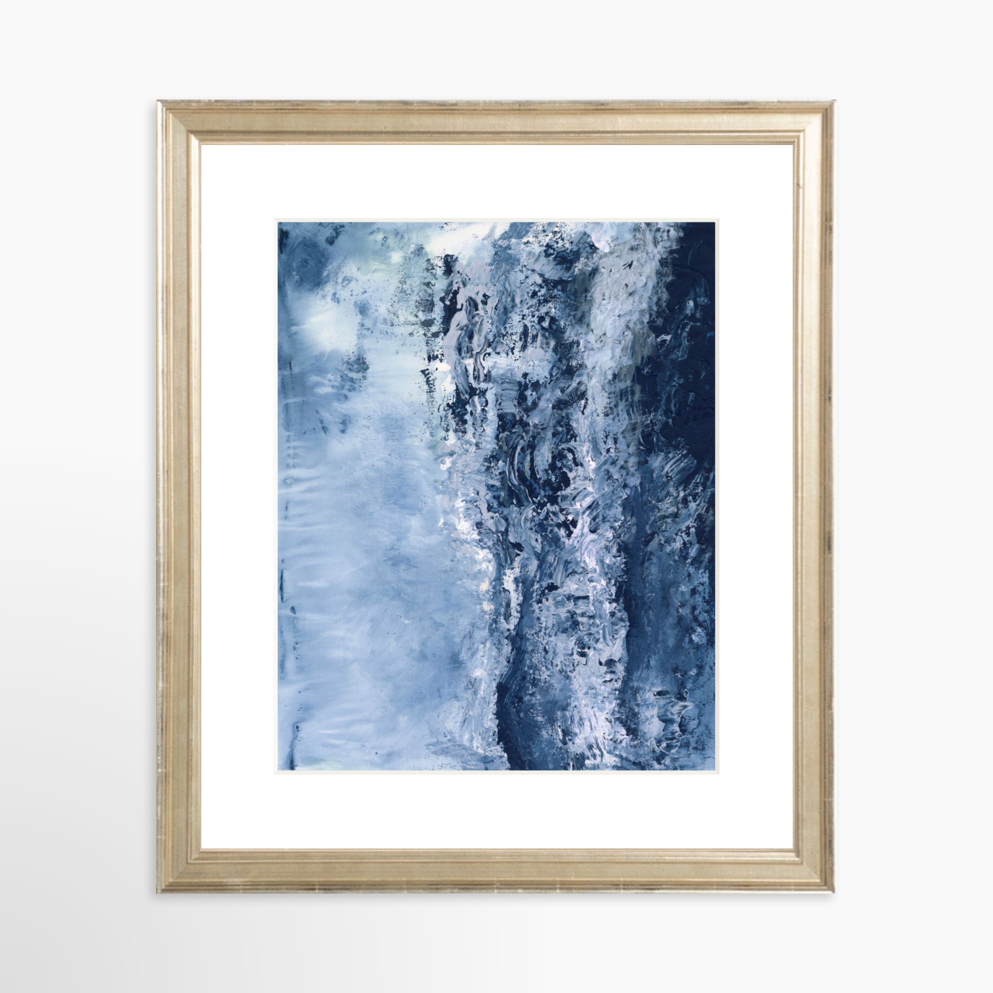 8x10 / Certificate Silver Frame + White Mat