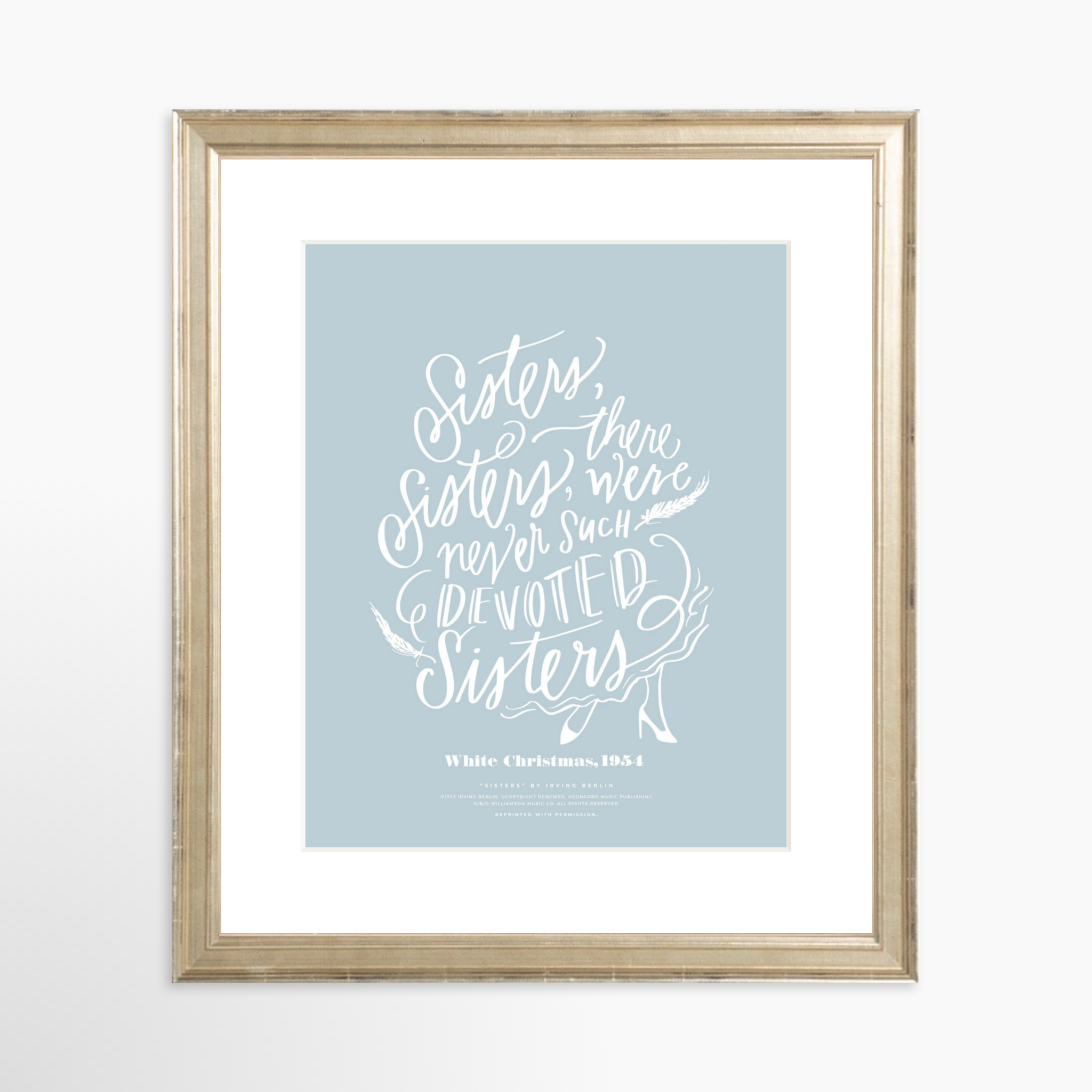 8x10 / Certificate Silver Frame + White Mat