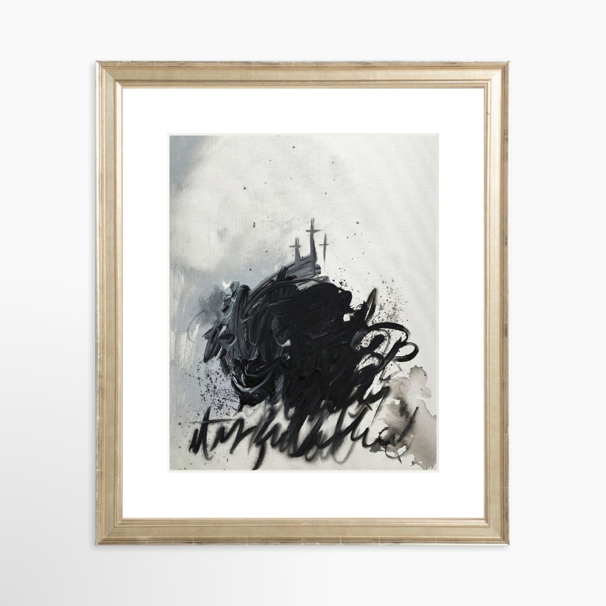 8x10 / Certificate Silver Frame + White Mat