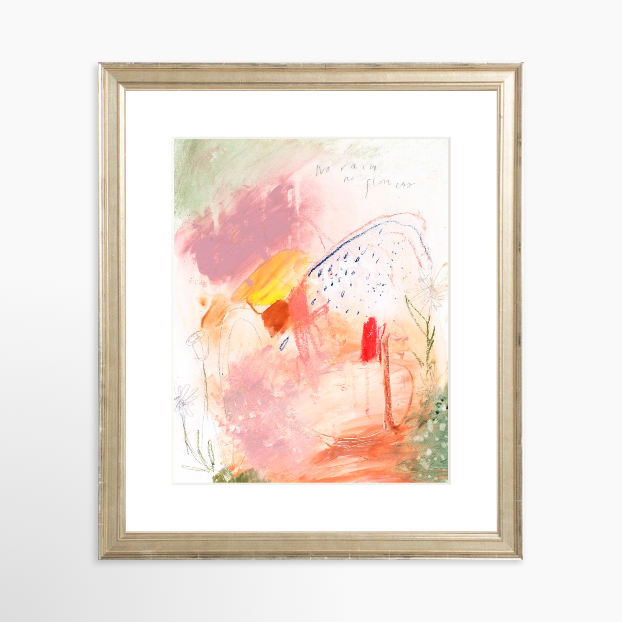 8x10 / Certificate Silver Frame + White Mat