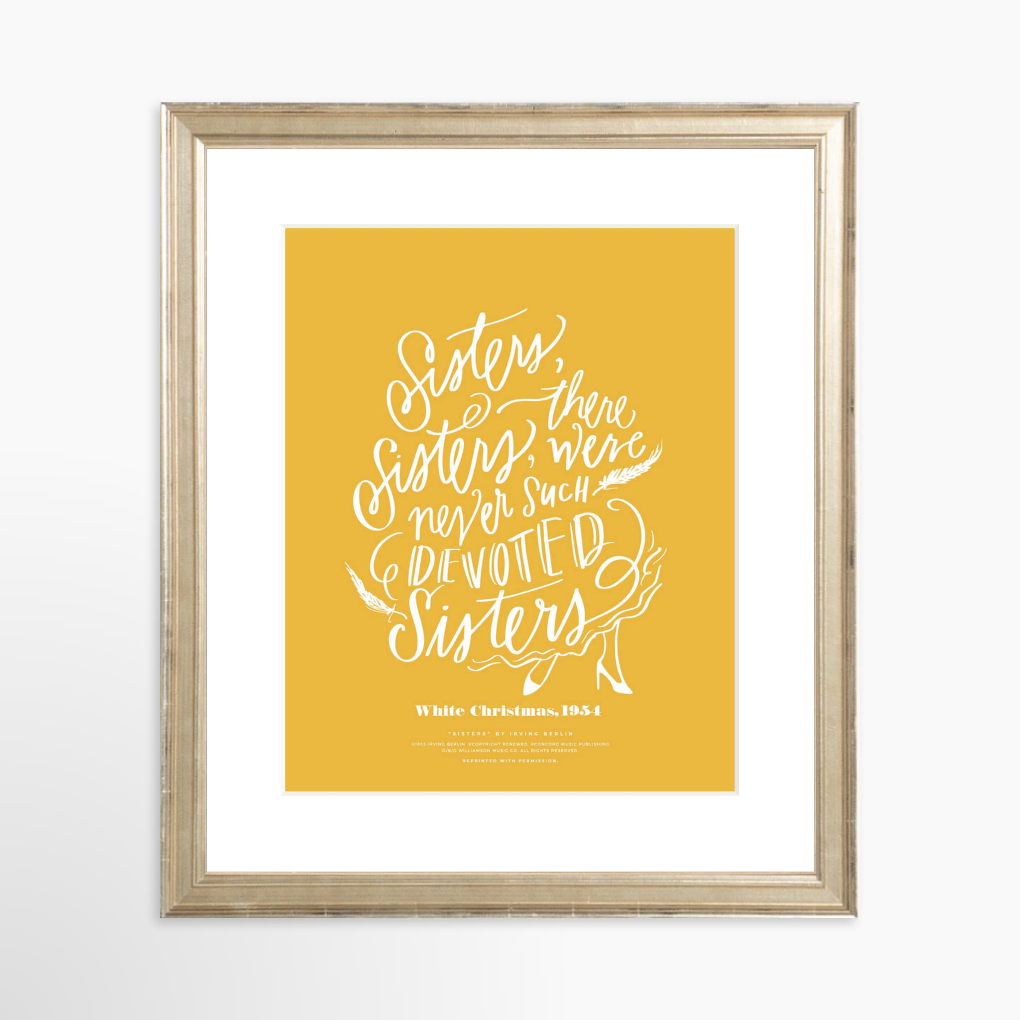 8x10 / Certificate Silver Frame + White Mat