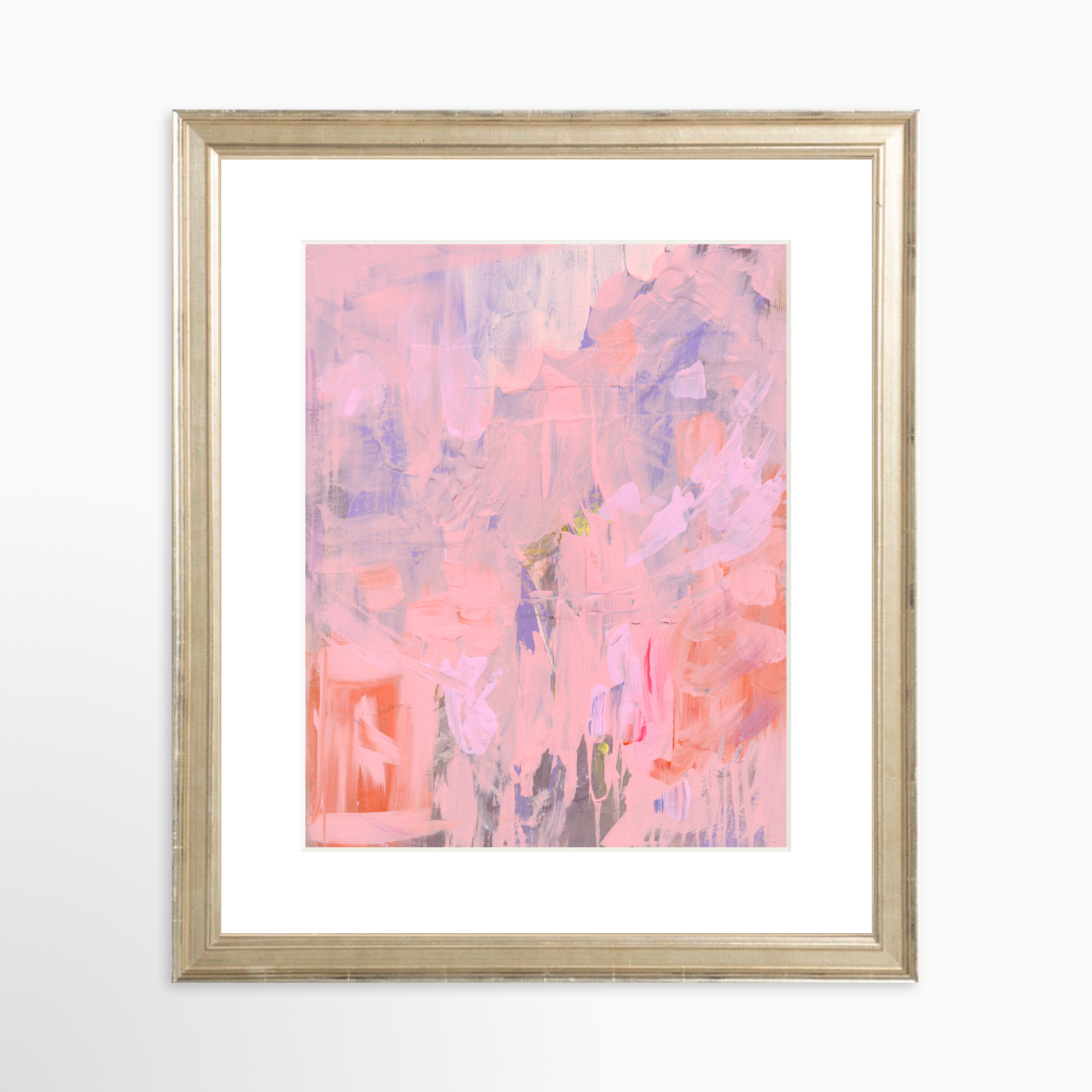 8x10 / Certificate Silver Frame + White Mat