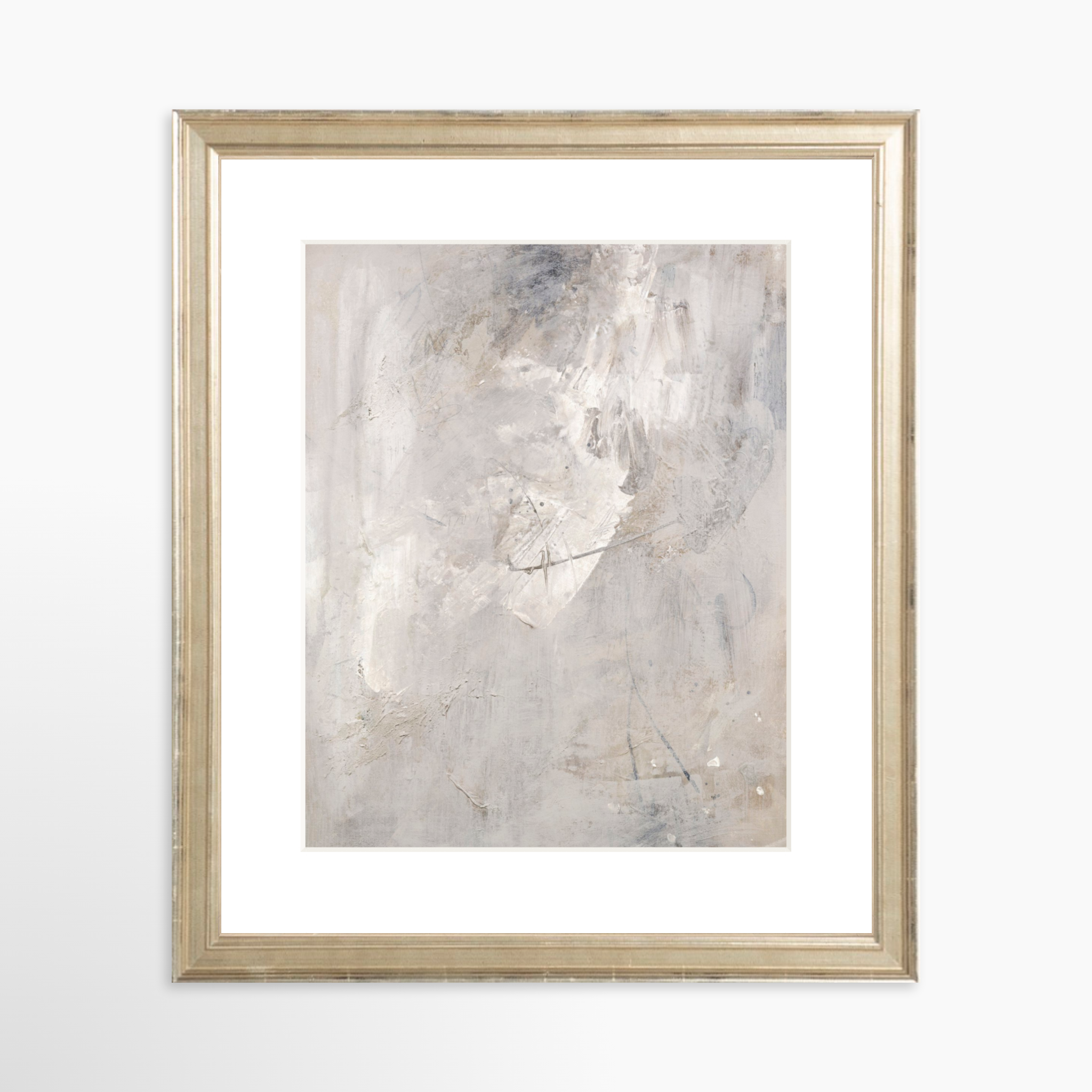 8x10 / Certificate Silver Frame + White Mat