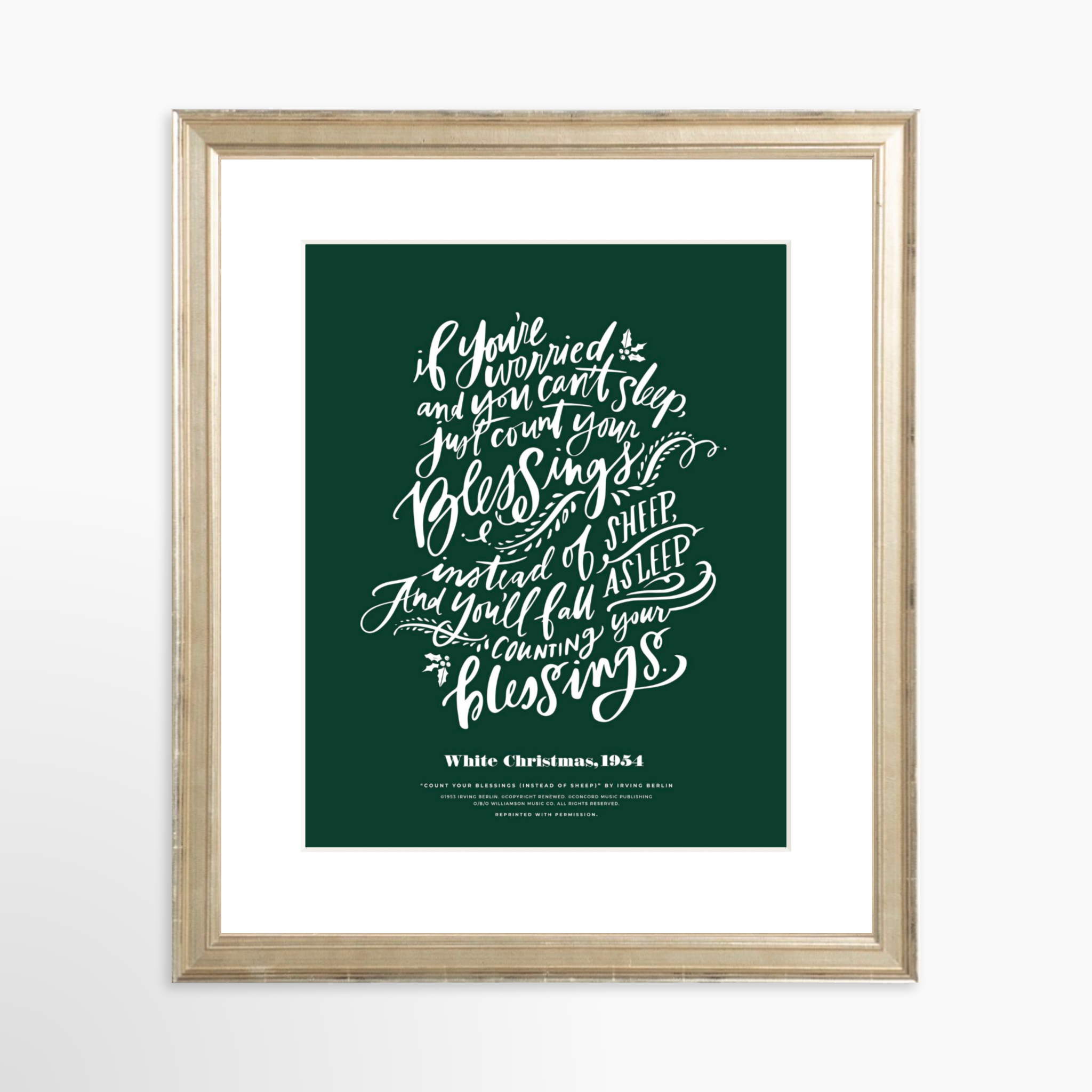 8x10 / Certificate Silver Frame + White Mat