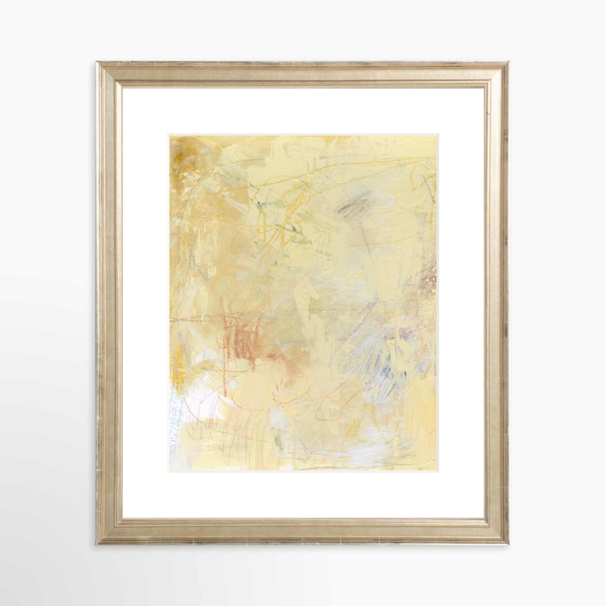 8x10 / Certificate Silver Frame + White Mat