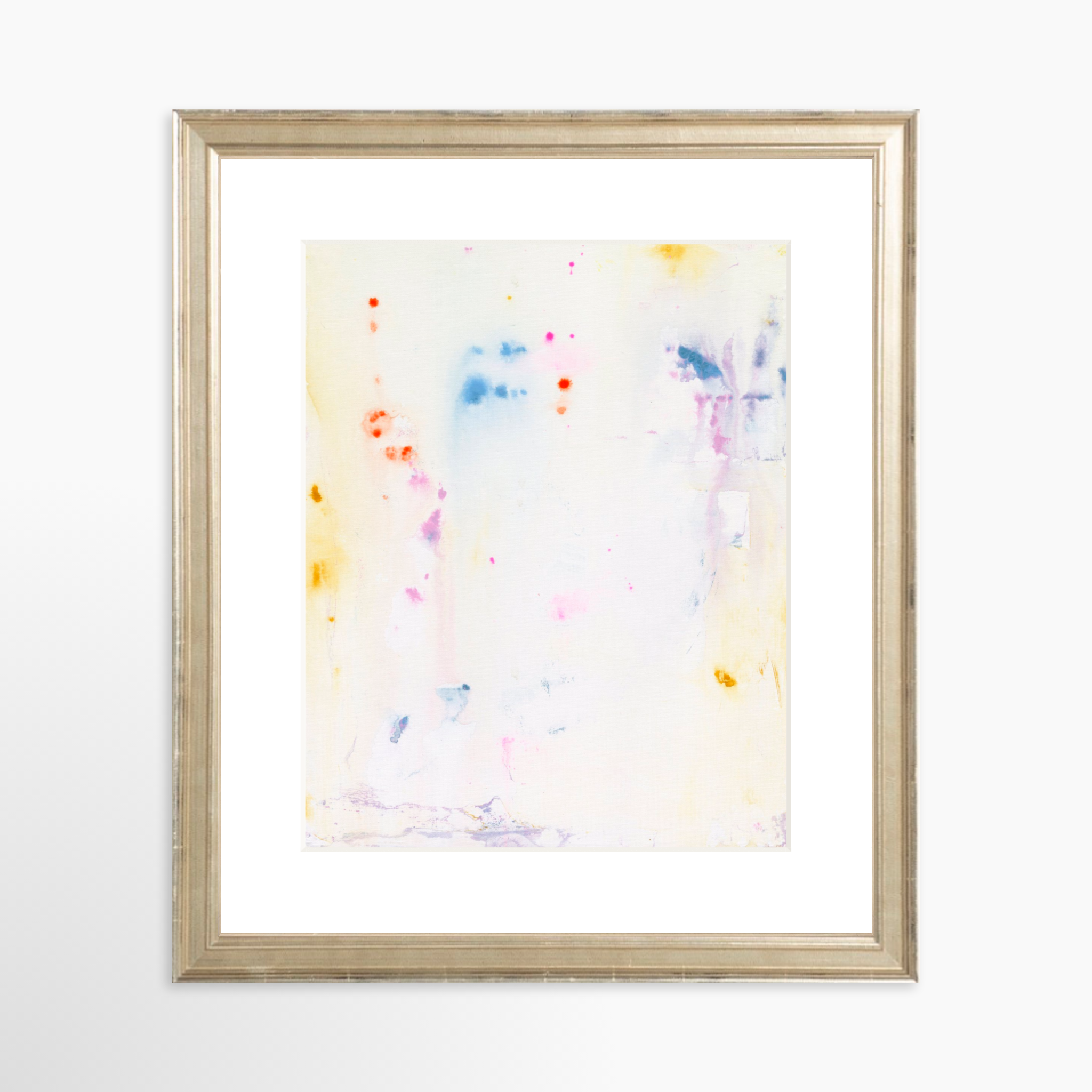 8x10 / Certificate Silver Frame + White Mat