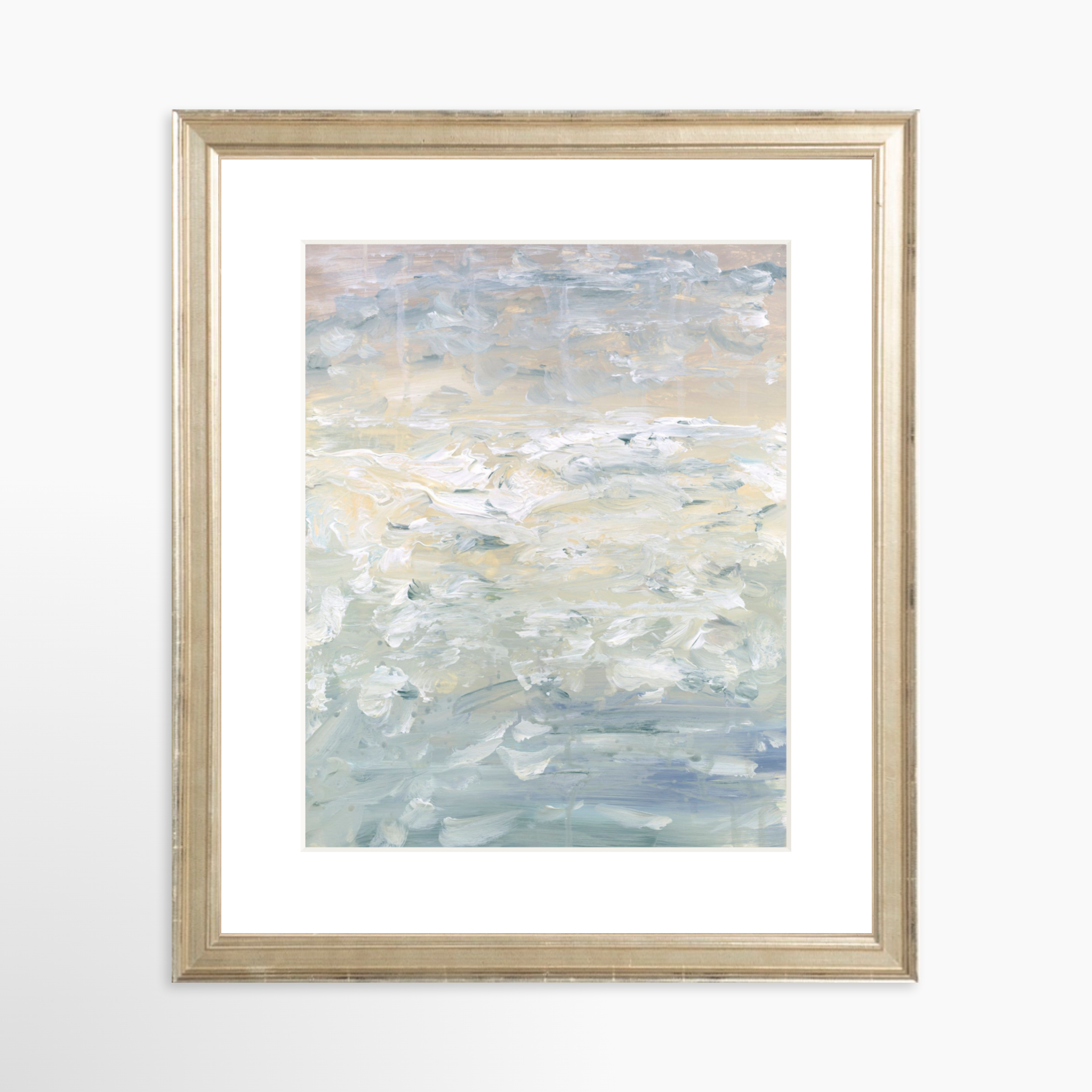 8x10 / Certificate Silver Frame + White Mat